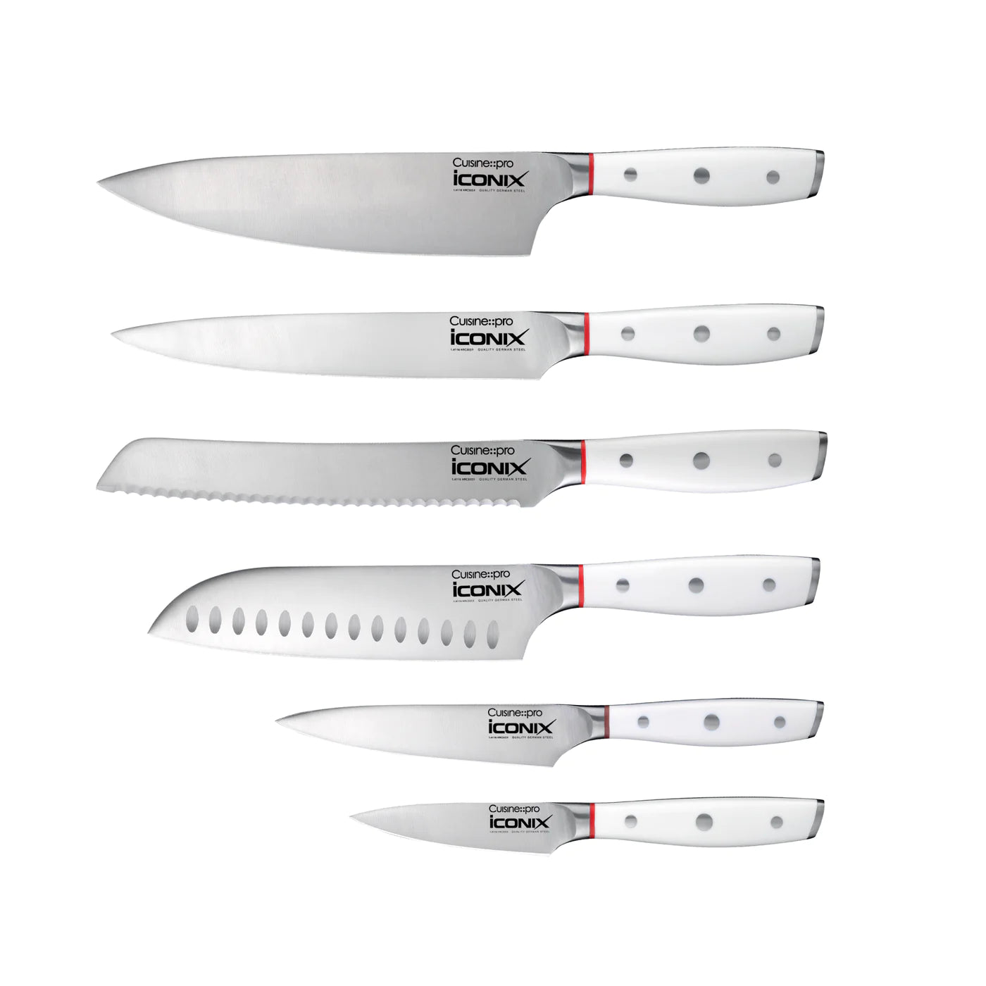 Bloc à couteaux 7 pièces Straub iconiX™ - Cuisine::pro®