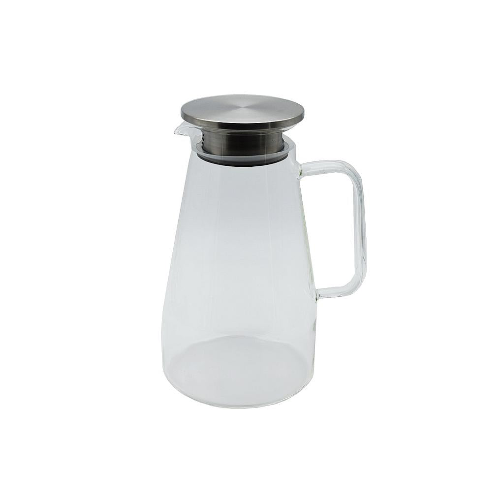 Pichet en verre avec couvercle 1.8L