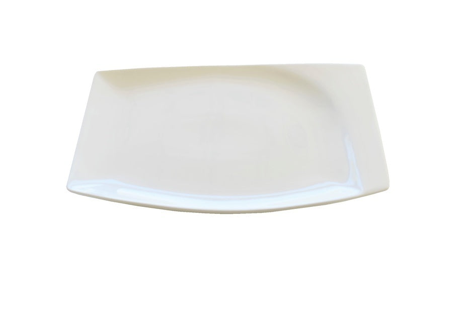 Assiette 8 x 5 po porcelaine blanc Luna