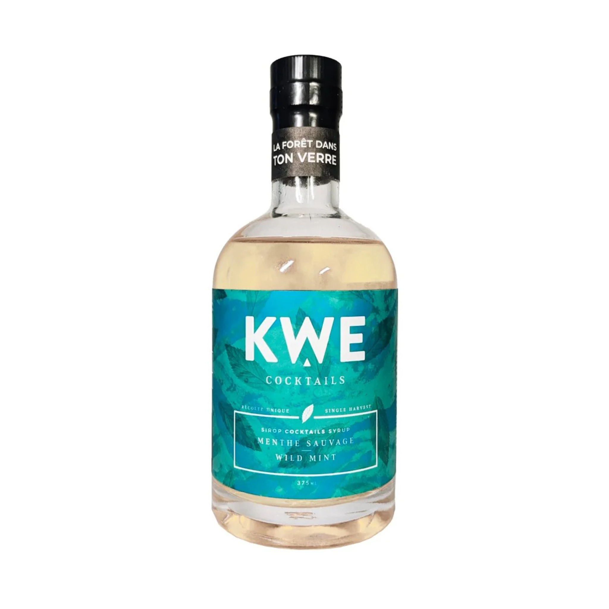 Sirop menthe sauvage 375ml - KWE cocktails