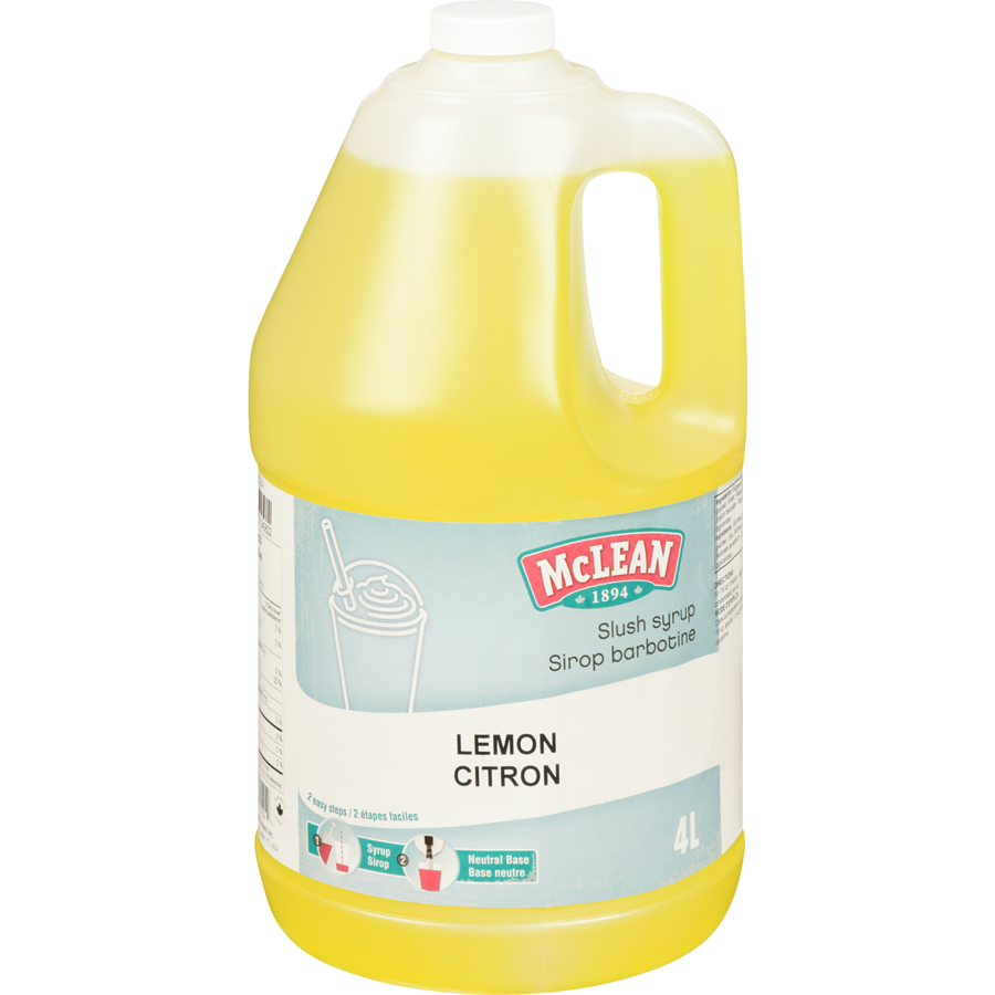 Sirop à barbotine au Citron 4L