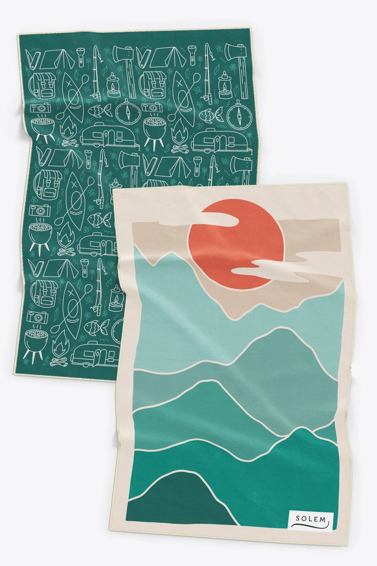 Ensemble de 2 linges à vaisselle Horizon - Solem