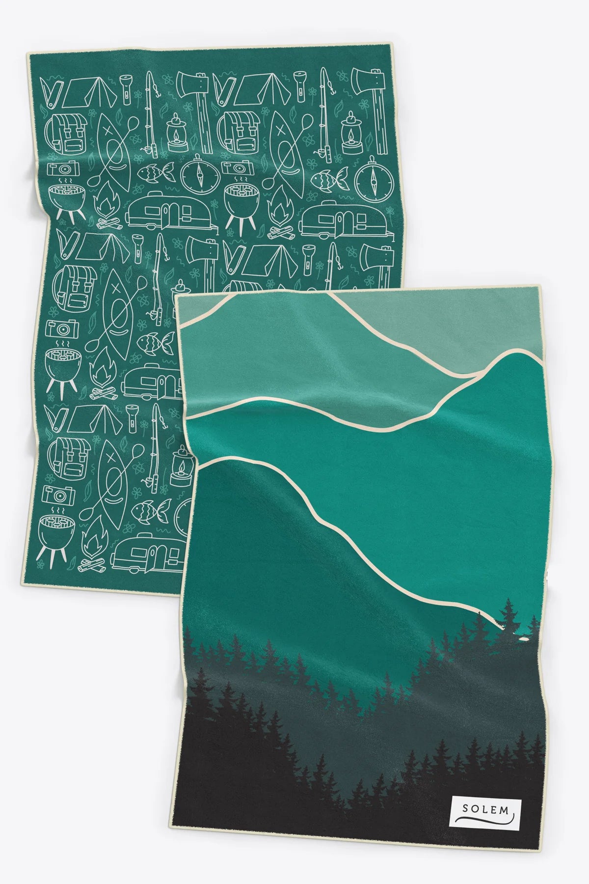 Ensemble de 2 linges à vaisselle Horizon - Solem