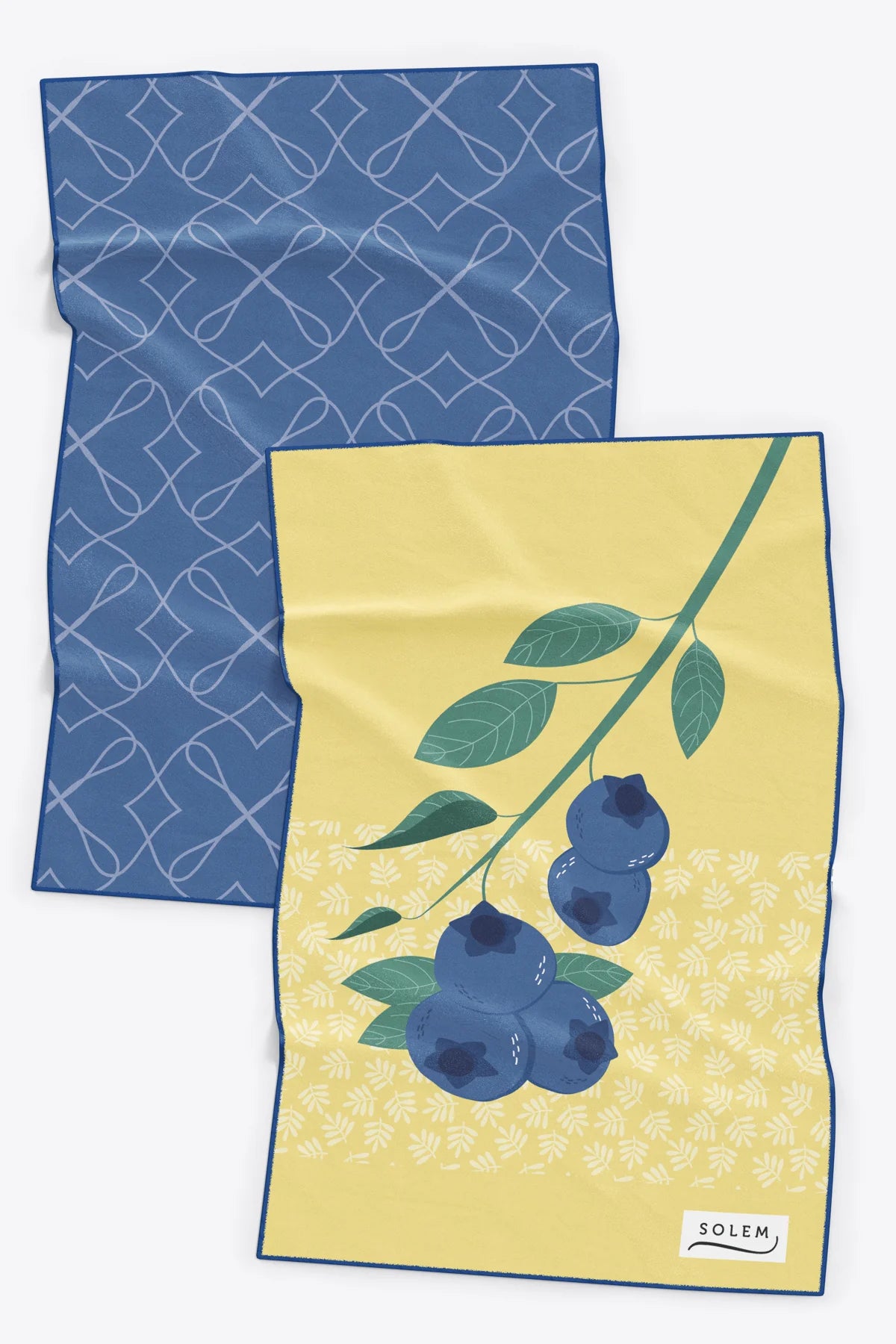 Ensemble de 2 linges à vaisselle Les Bleuets - Solem