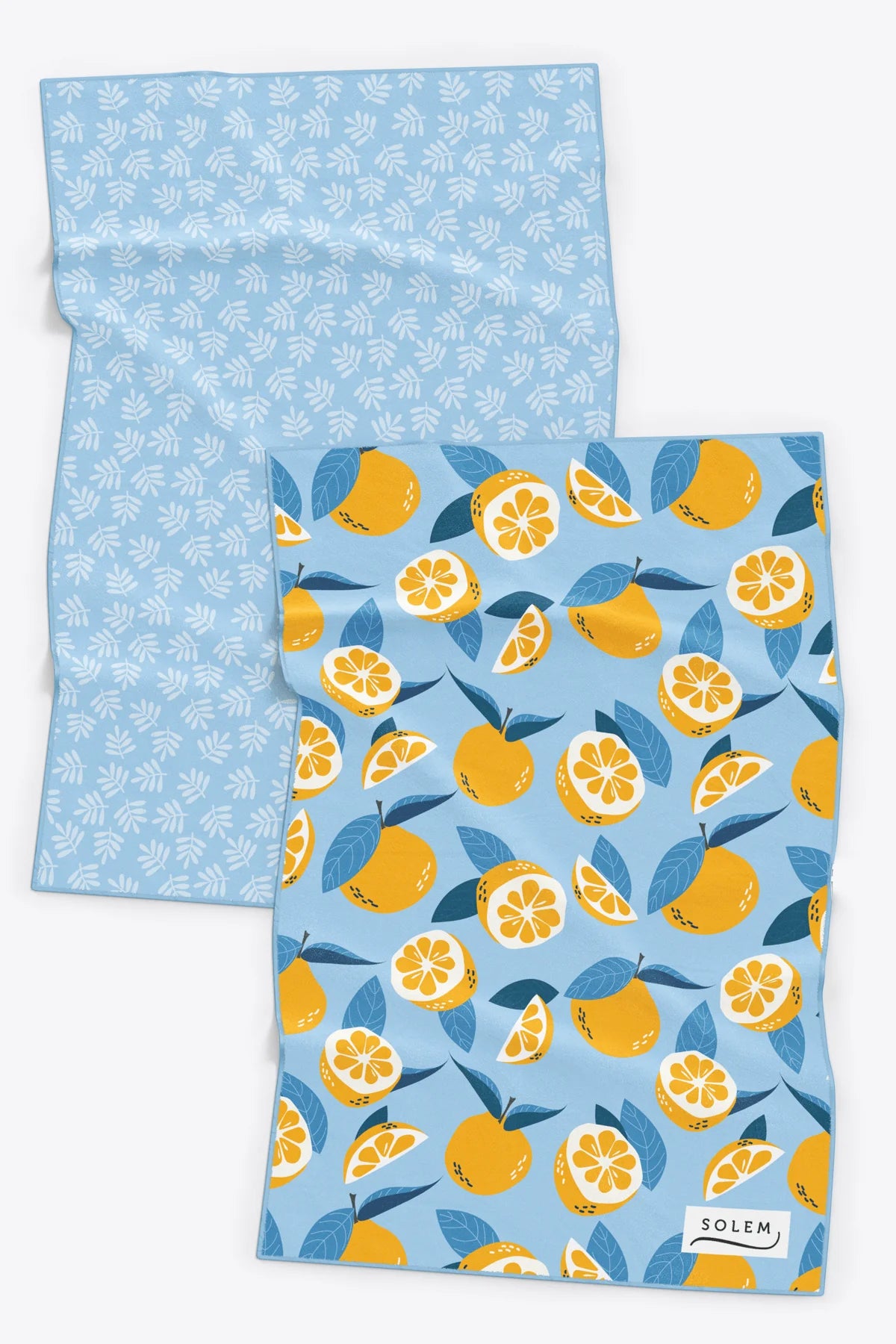 Ensemble de 2 linges à vaisselle Les mandarines - Solem