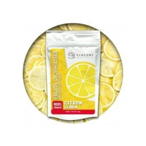 Tranches de citron lyophilisés 15g