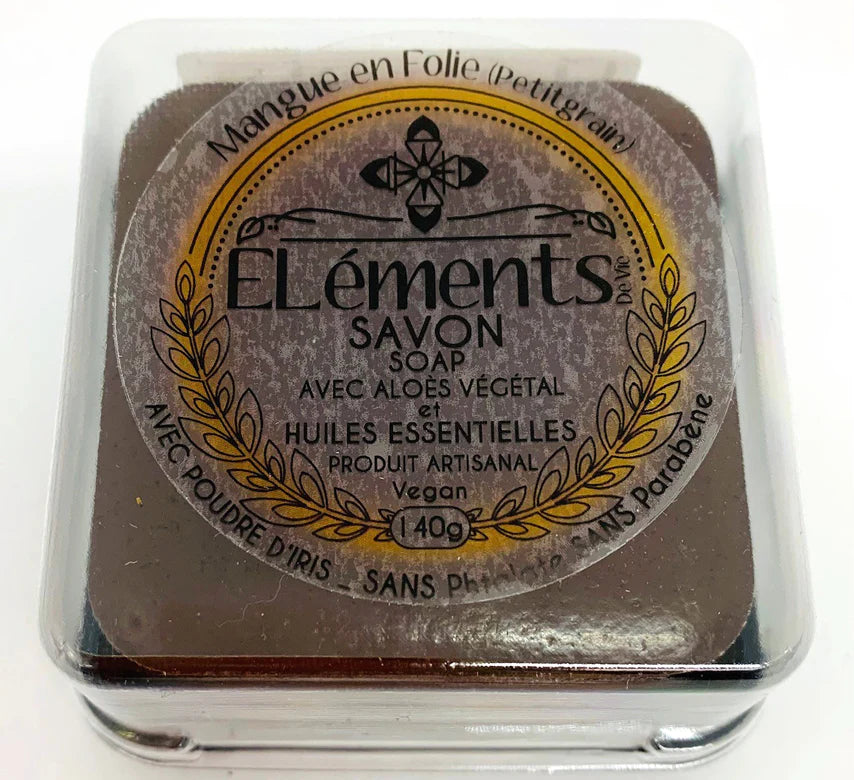 Savon artisanal Mangue en folie 140g - Éléments de vie