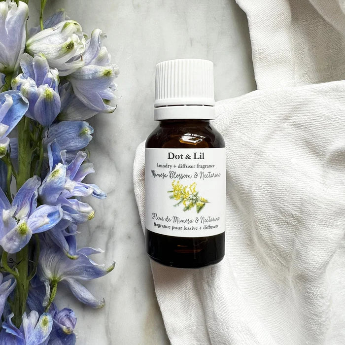 Fragrance pour balle de séchage et diffuseur Mimosa et nectarine - Dot & Lil