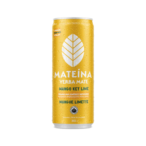 Boisson énergisante Mangue et Limette 355 ml - Mateina