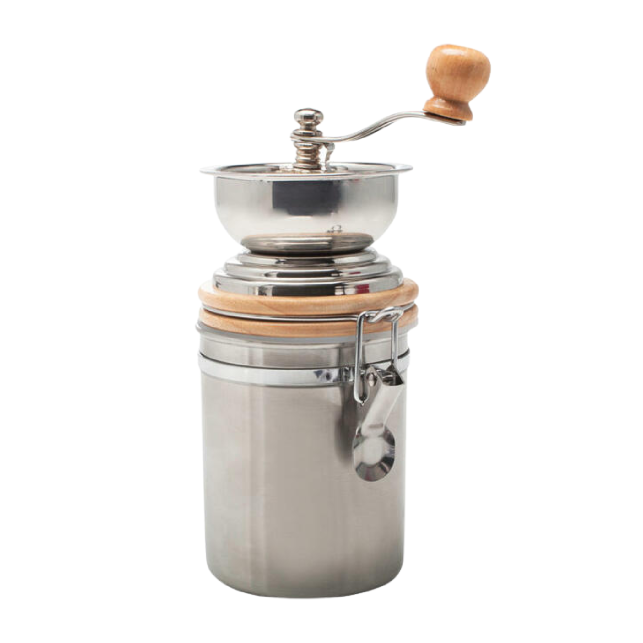 Moulin à café manuel avec réservoir