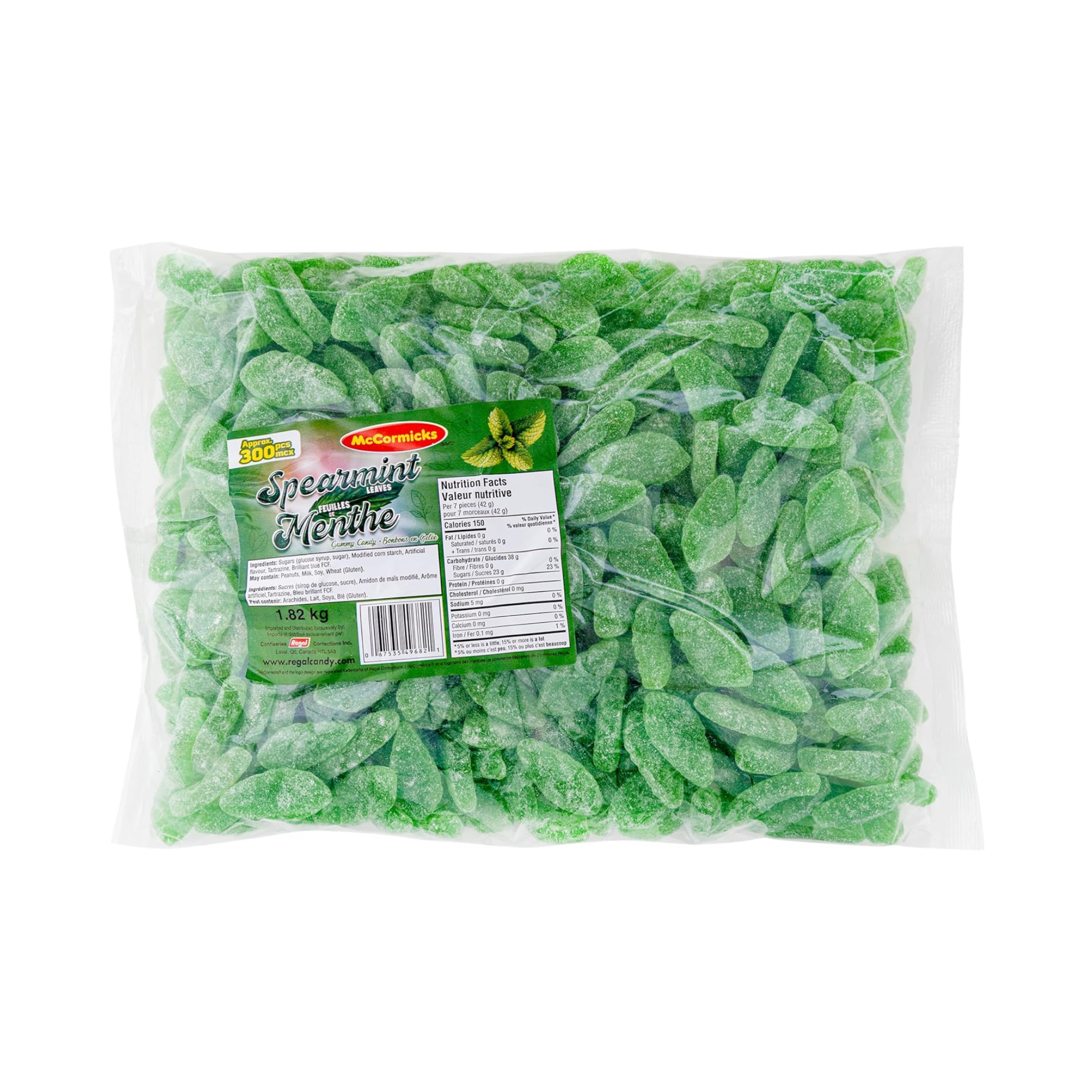 Bonbons feuilles de menthe 1,8 kg – McCormicks