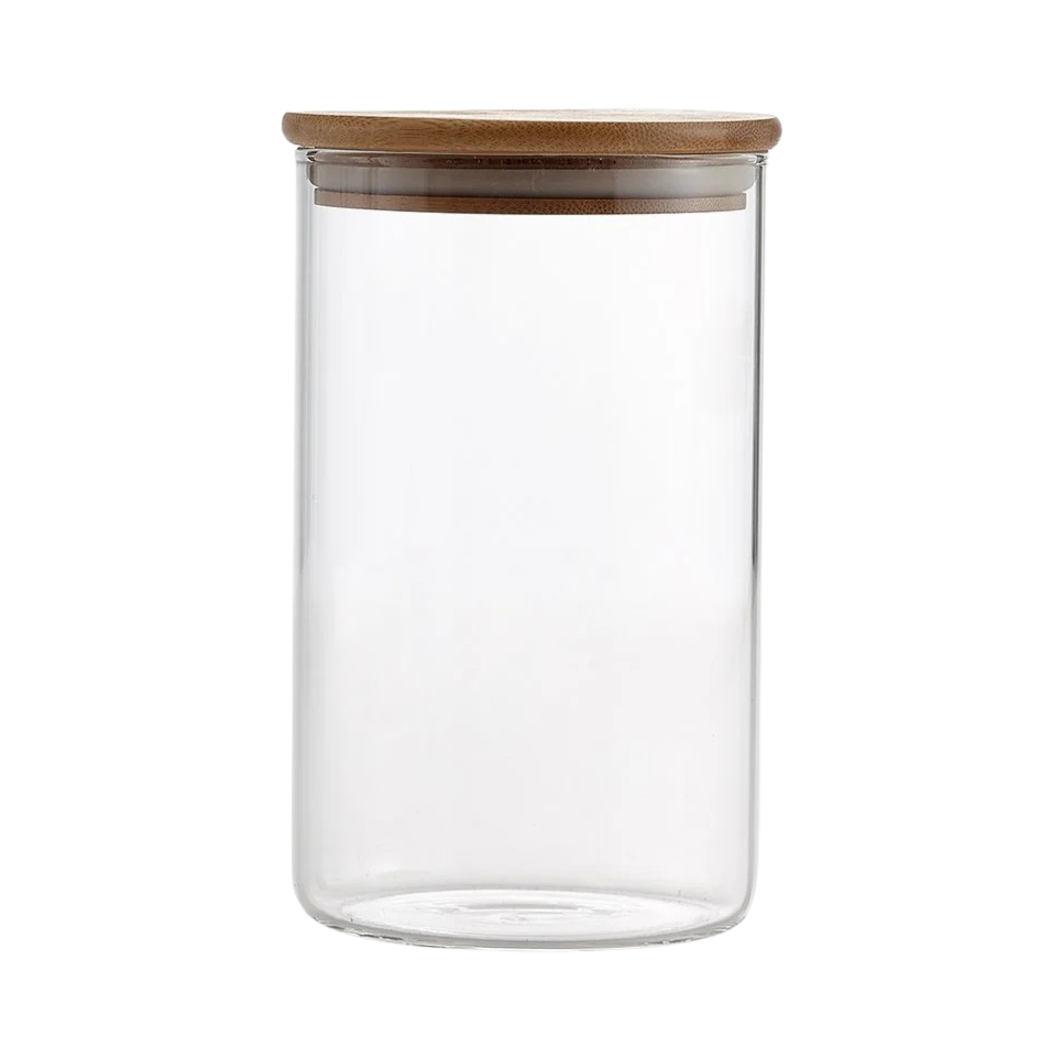 1L Glass Jar with Bamboo Lid