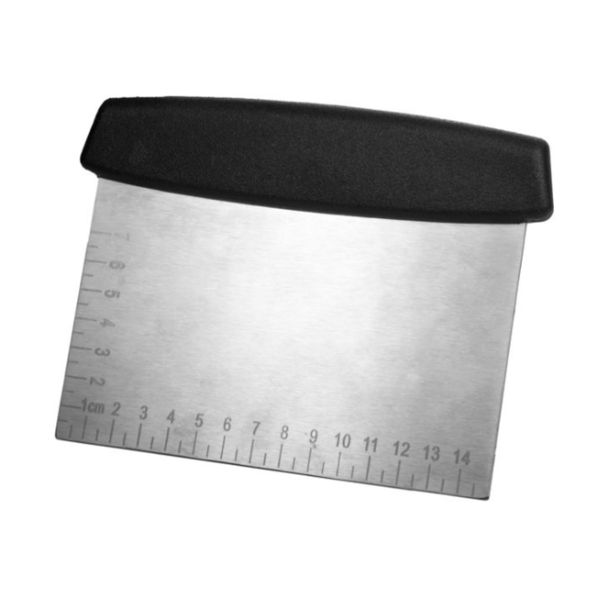 Coupe-pâte en acier inoxydable avec guide de mesure 15 cm et poignée antidérapante