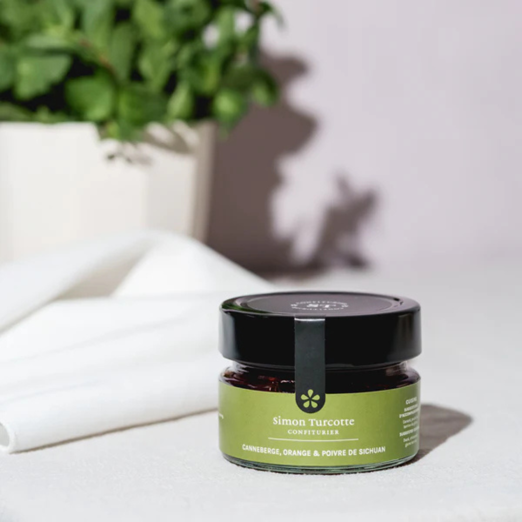 Confiture à fromage canneberge, orange et poivre de Sichuan 125 ml – Simon Turcotte Confiturier