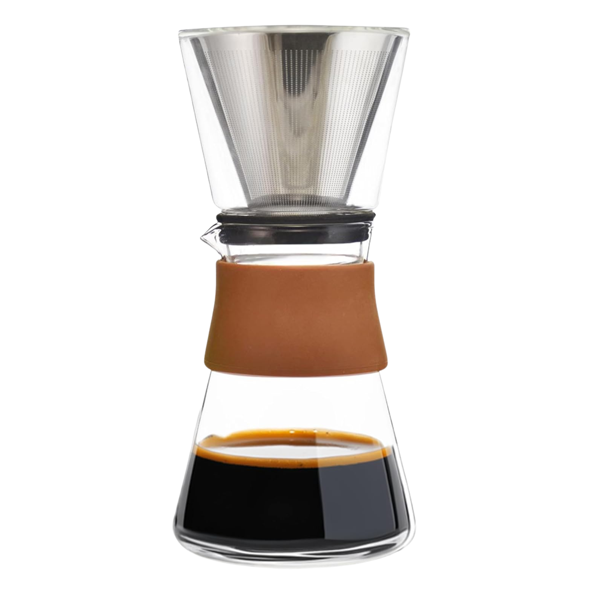 Cafetière filtre manuelle Pour Over Amsterdam en verre 850 ml - Grosche