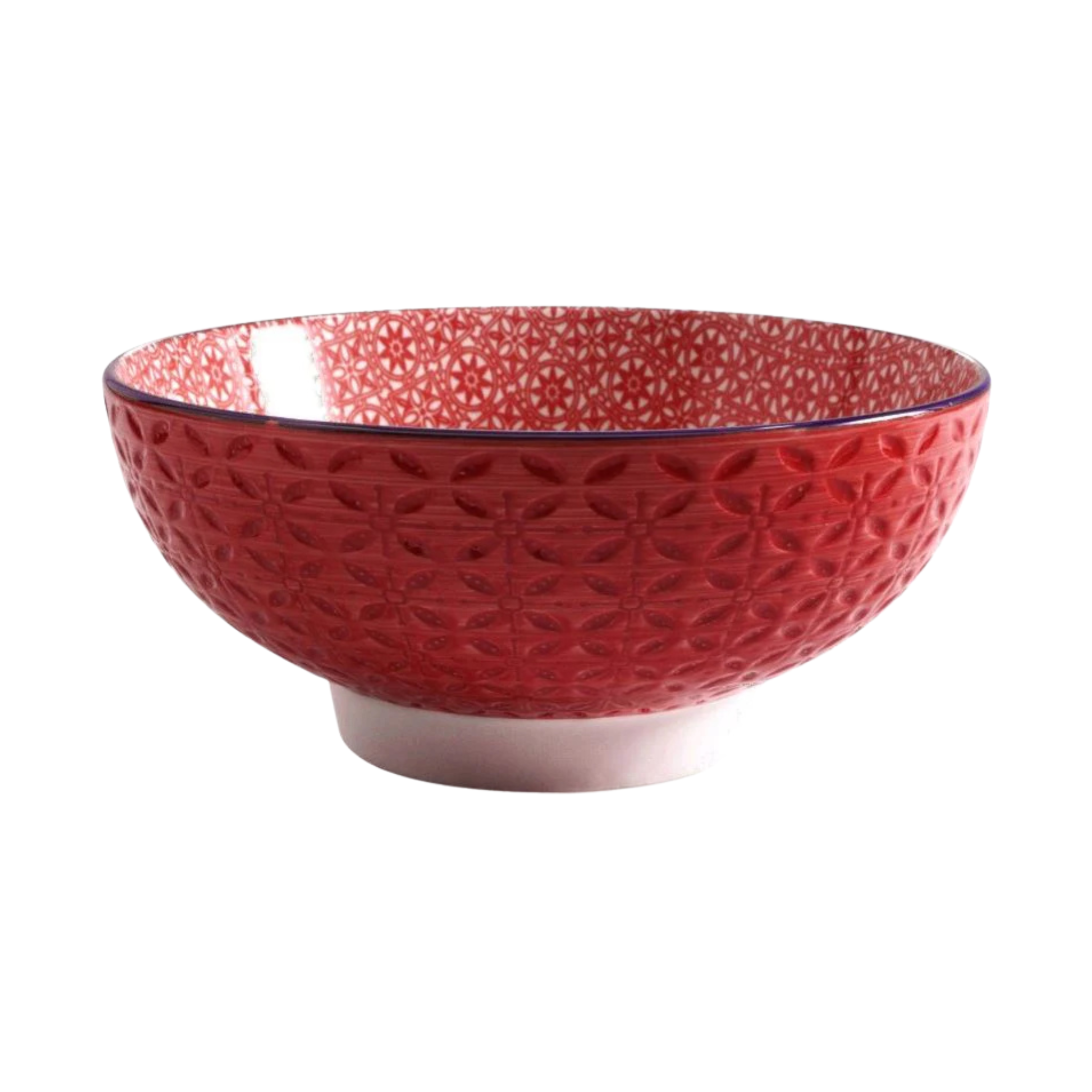 Bol de service sur pied Aster rouge 1 L - BIA