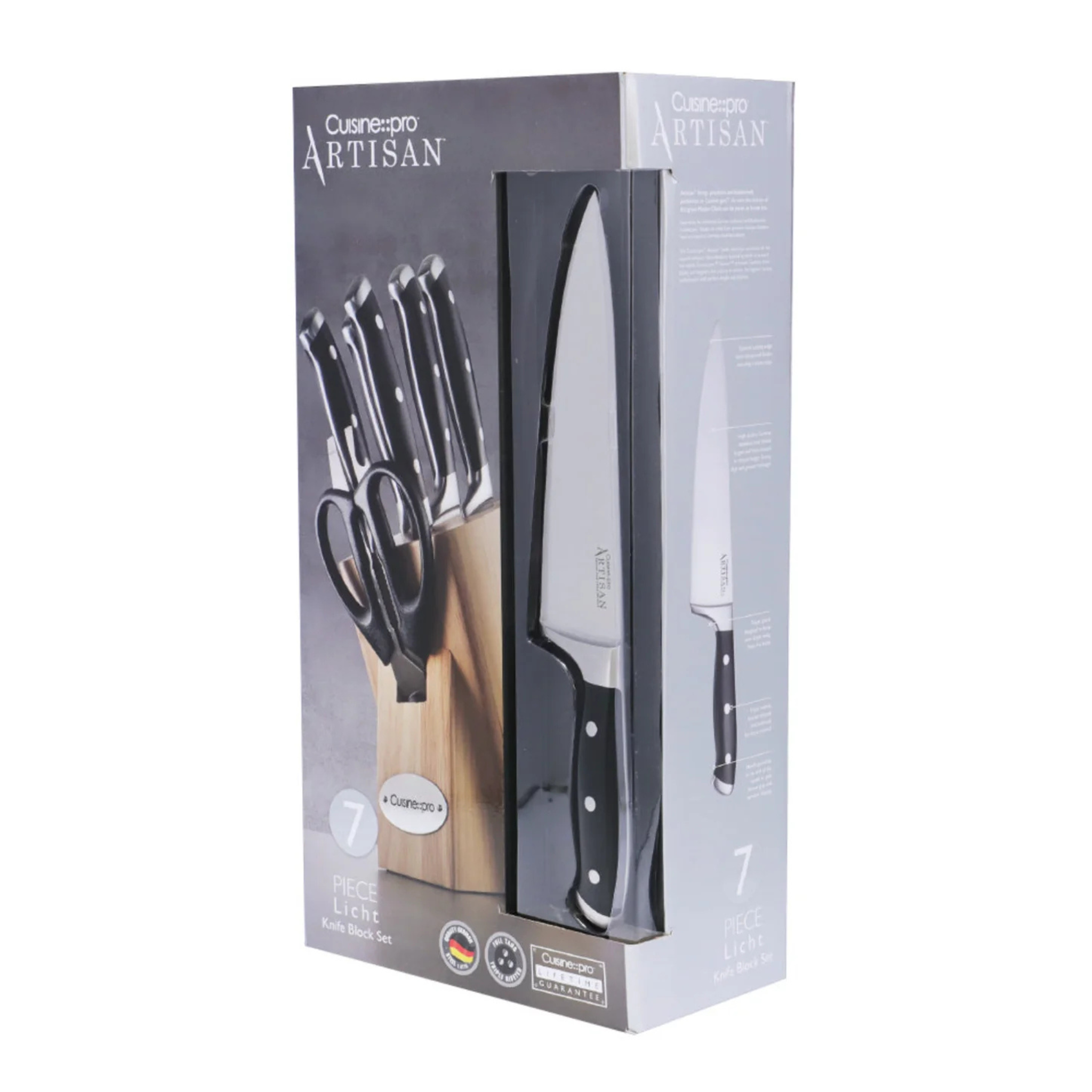 Bloc de couteaux Licht ARTISAN™ 7 pièces - Cuisine::pro® Cuisine::pro®