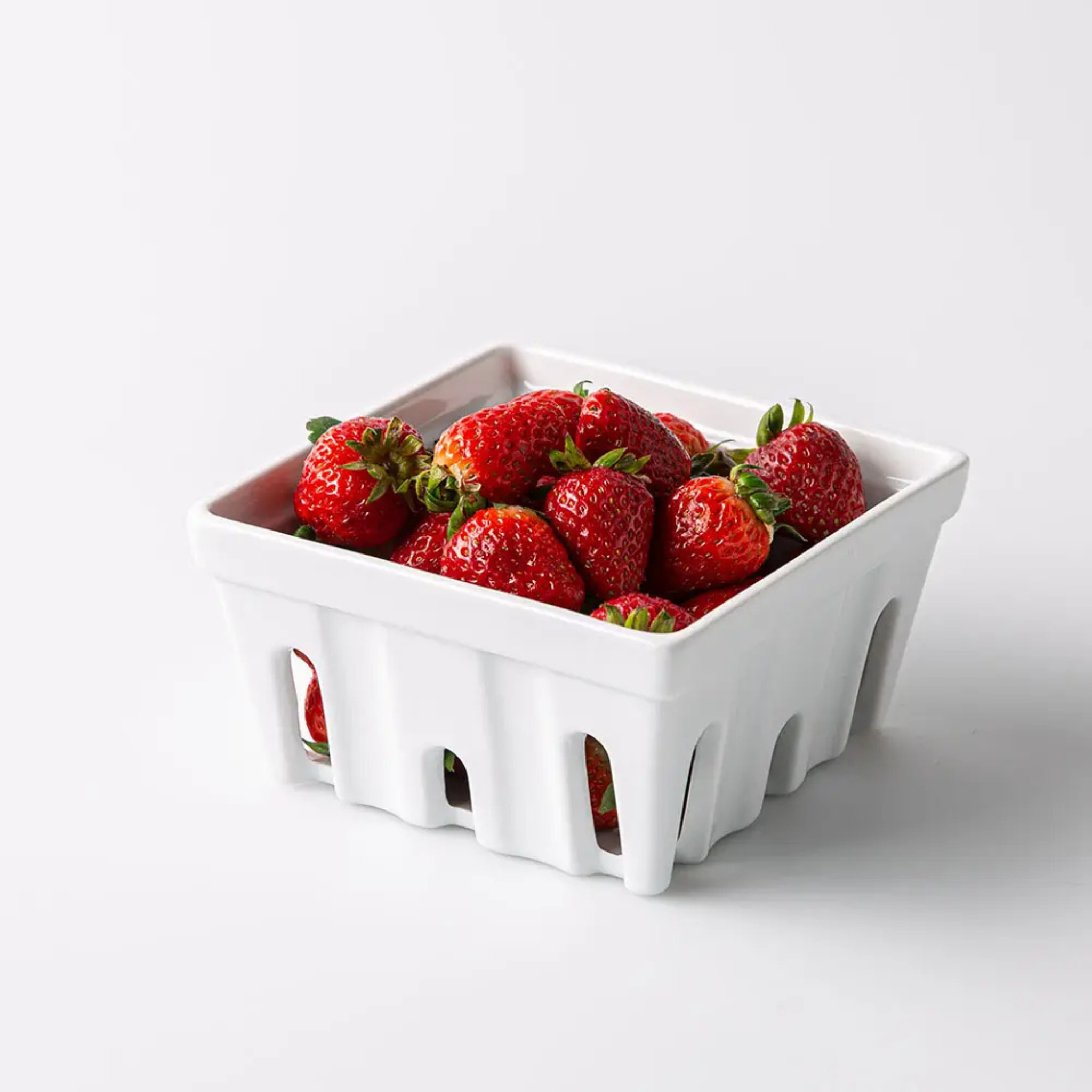 Panier à fruits en porcelaine blanc 14 cm – BIA
