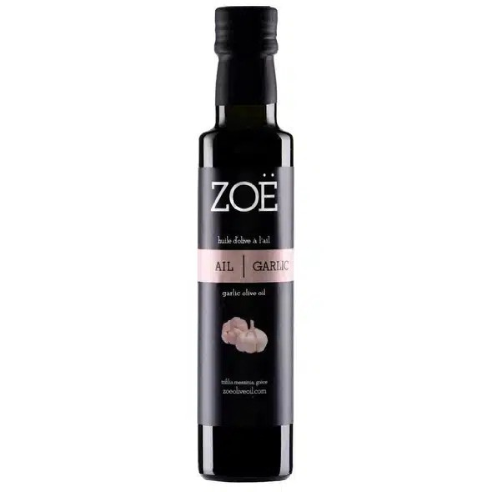 Huile d'olive infusée à l'ail 100 ml - Zoë
