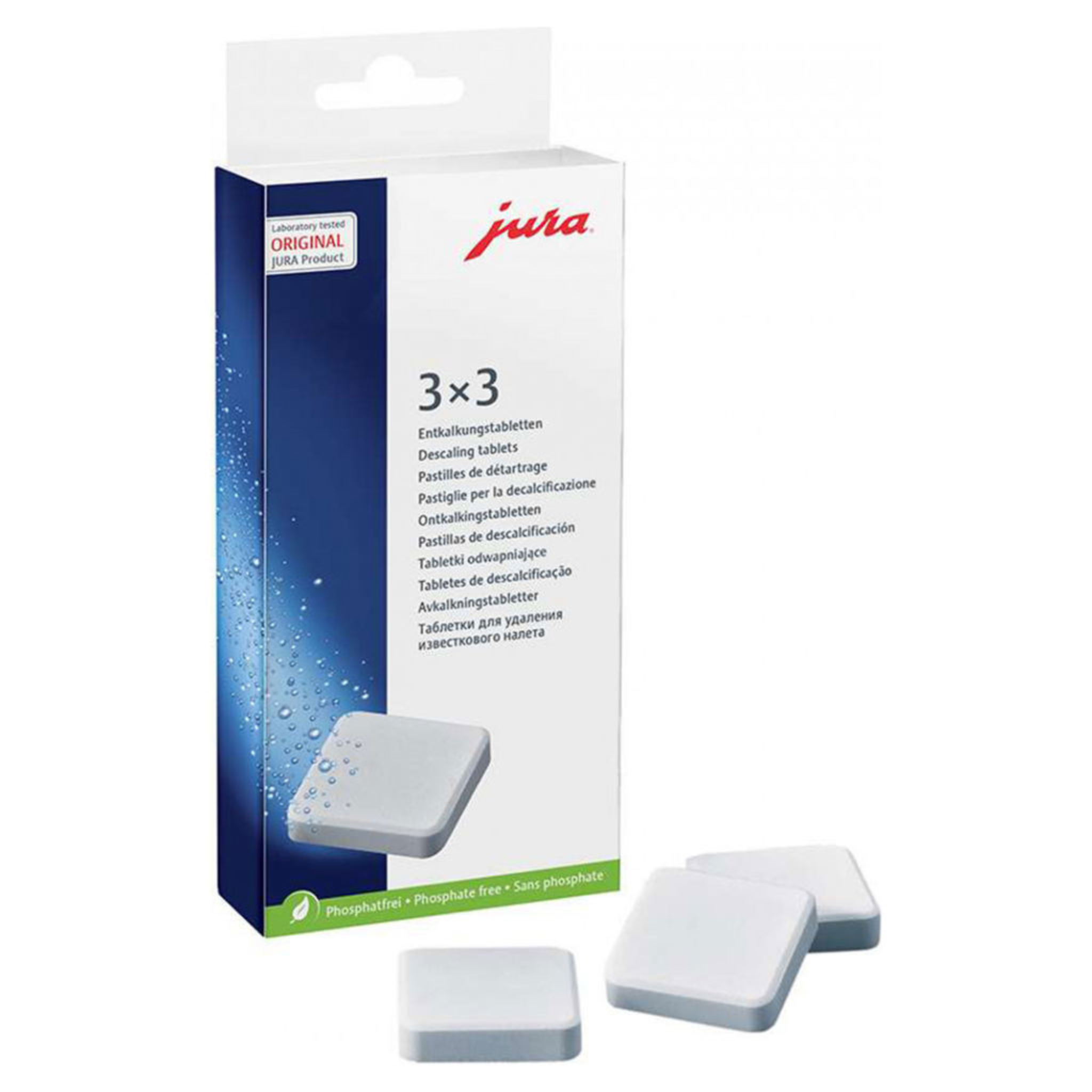 pastilles detartrage jura 2 phases boîte 9 unités