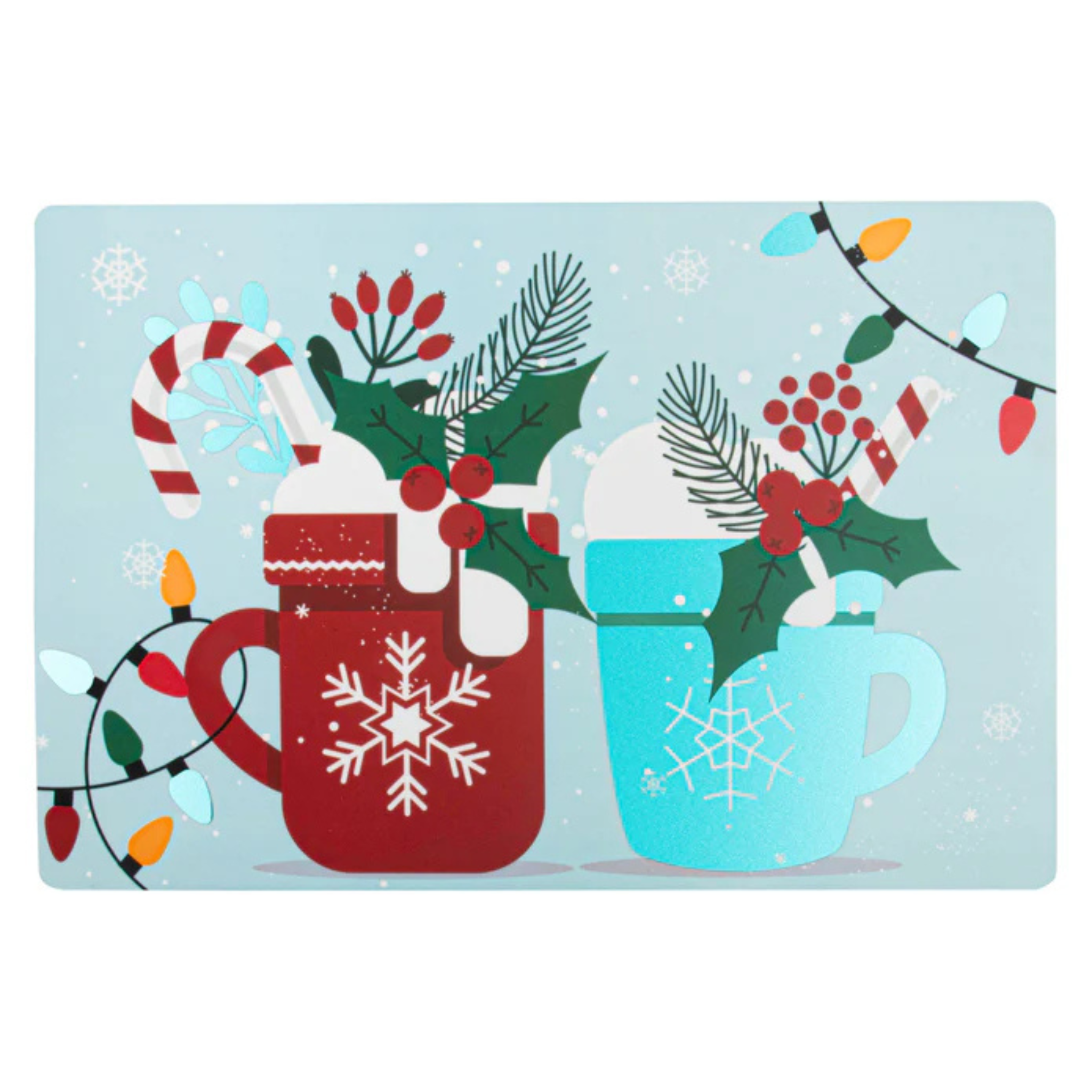 Napperon de Noël chocolat chaud