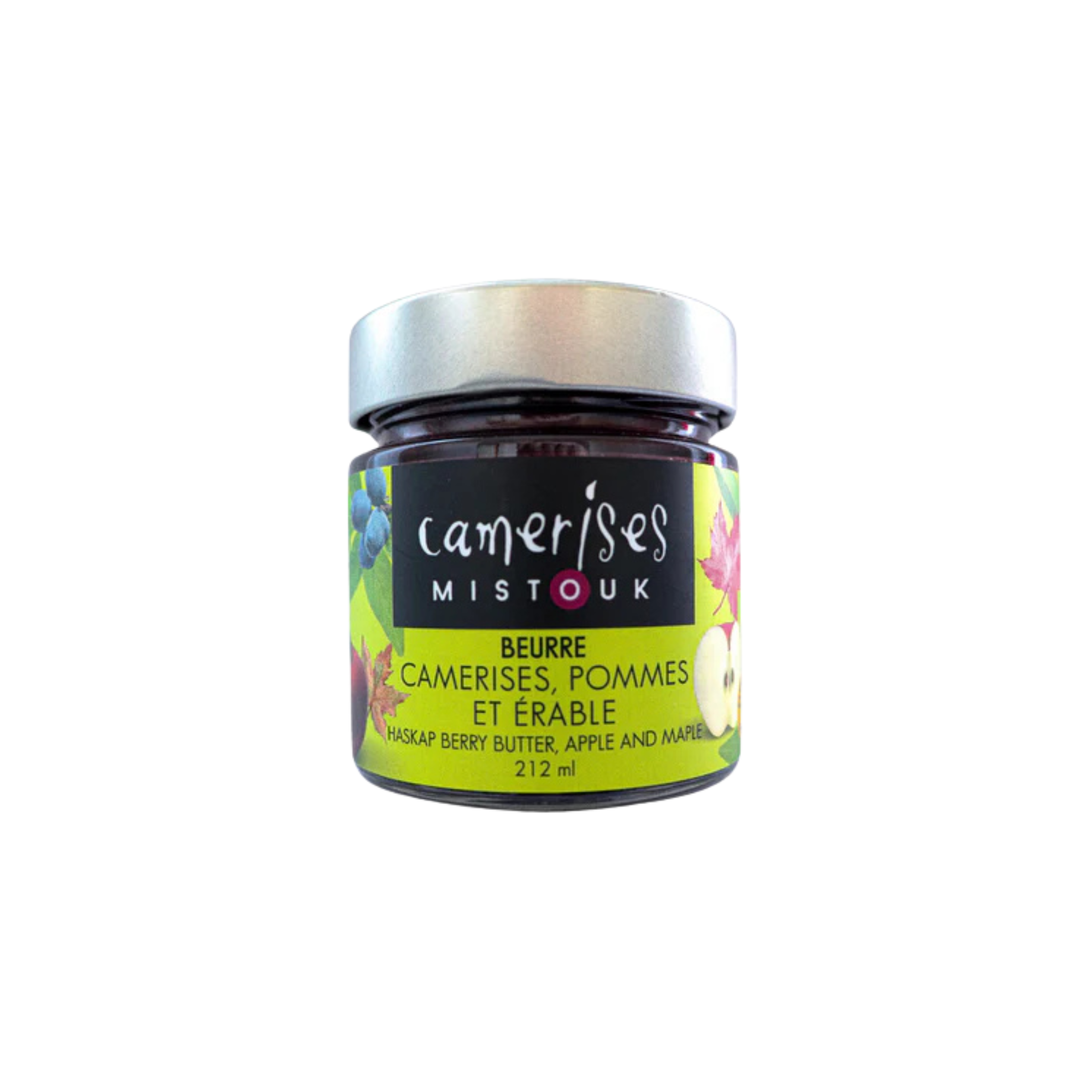 Beurre de camerises, pommes et érable 212 ml - Camerises Mistouk