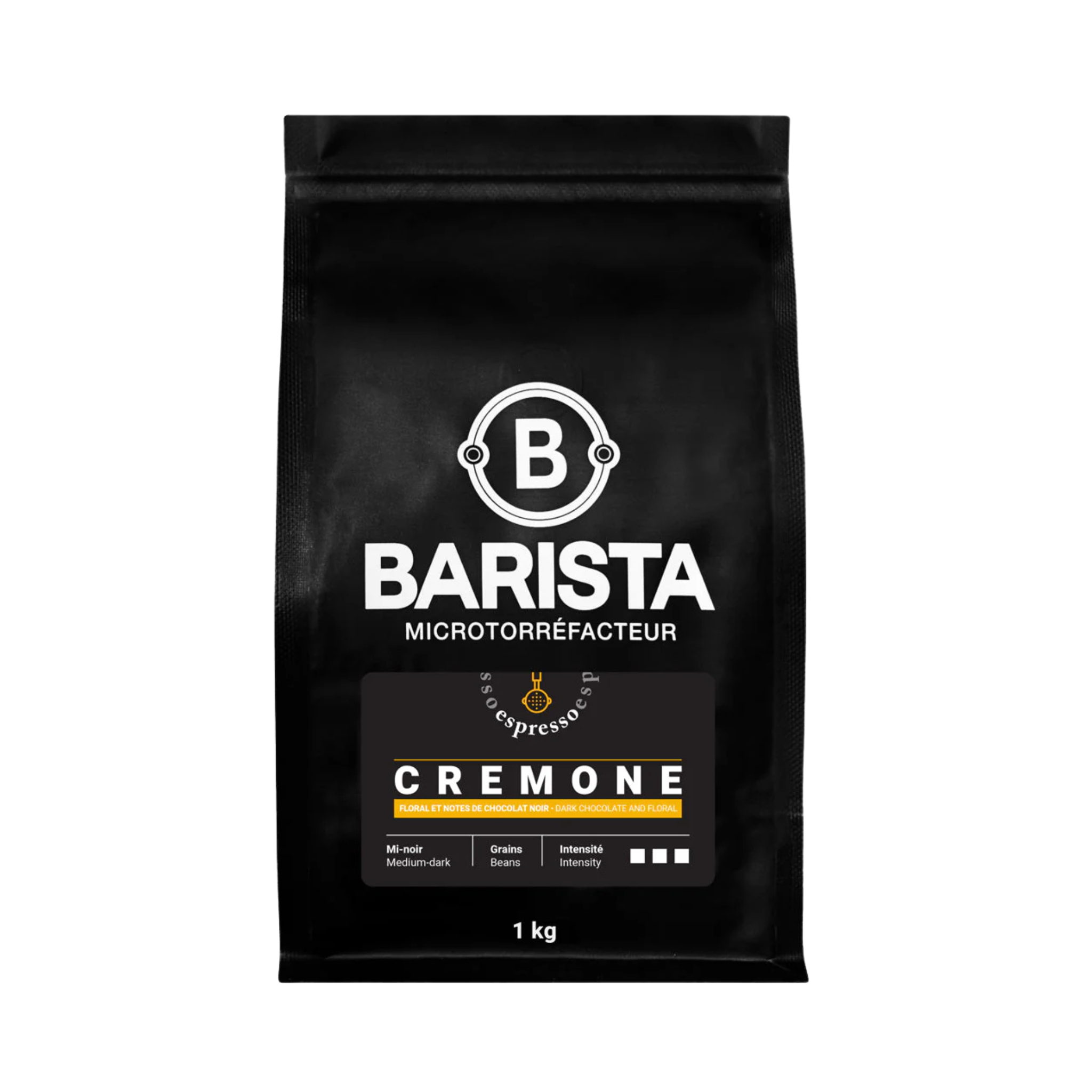 café espresso en grains cremone 1 kg barista