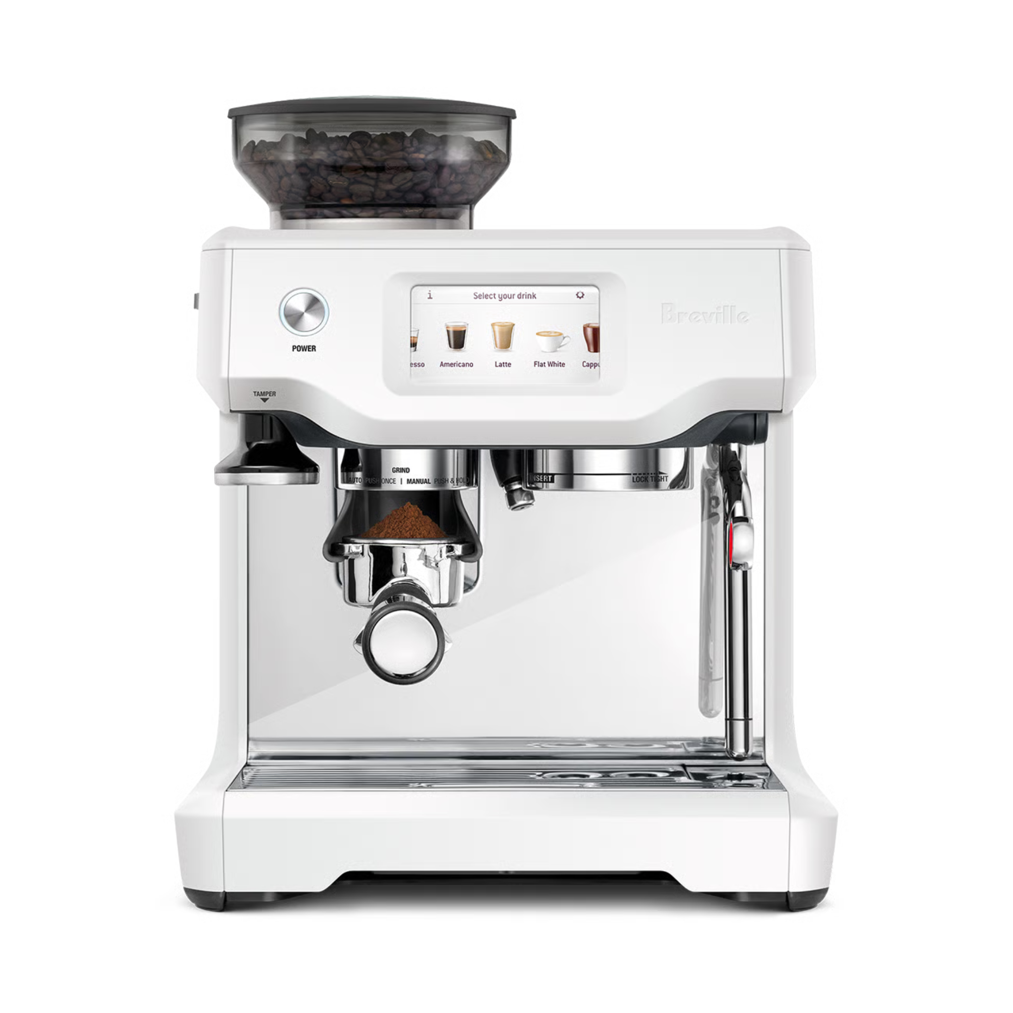 Machine à café manuelle the Barista Touch™ Sel de Mer – Breville