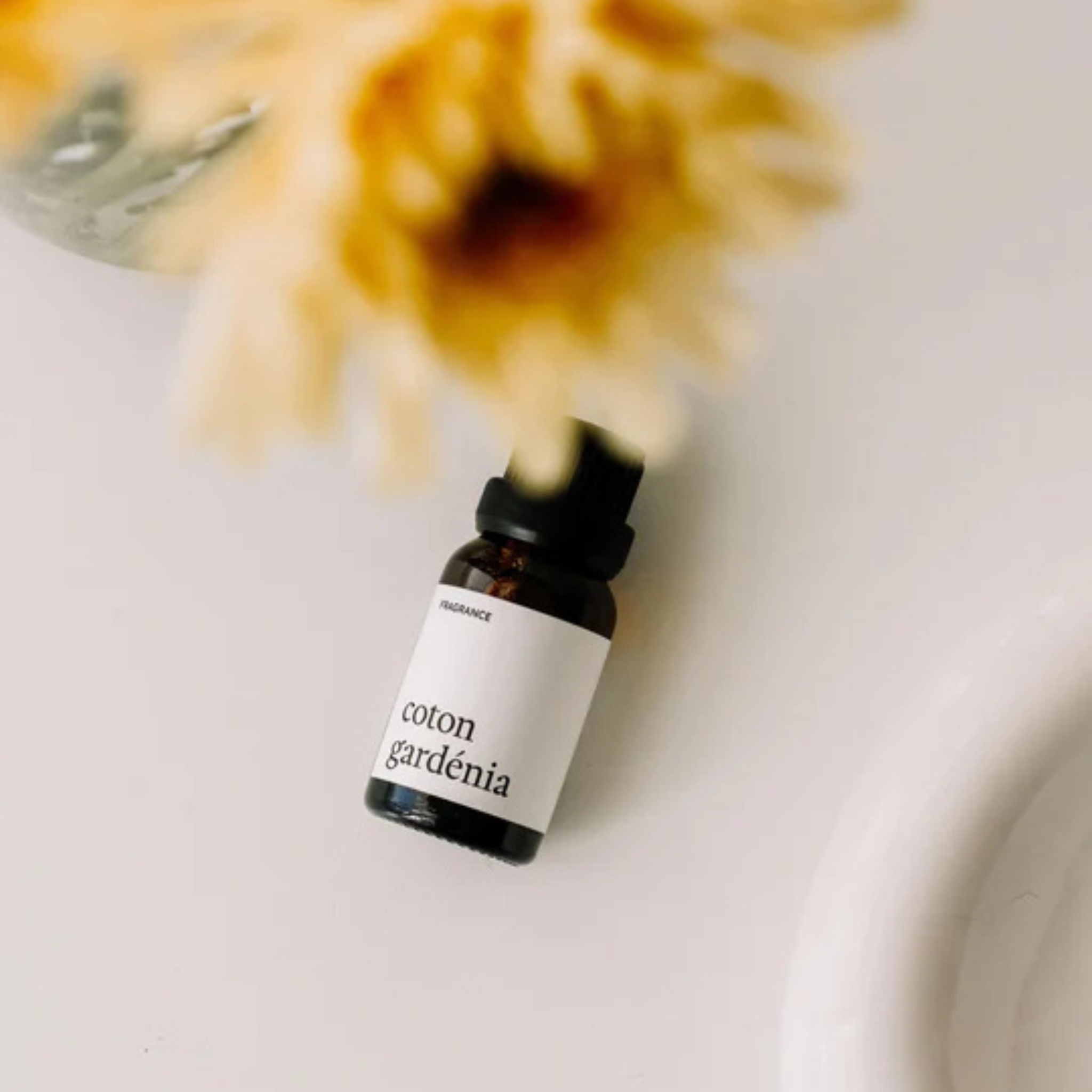 Fragrance pour balle de séchage Coton gardénia 15 ml – Marée Chandelles