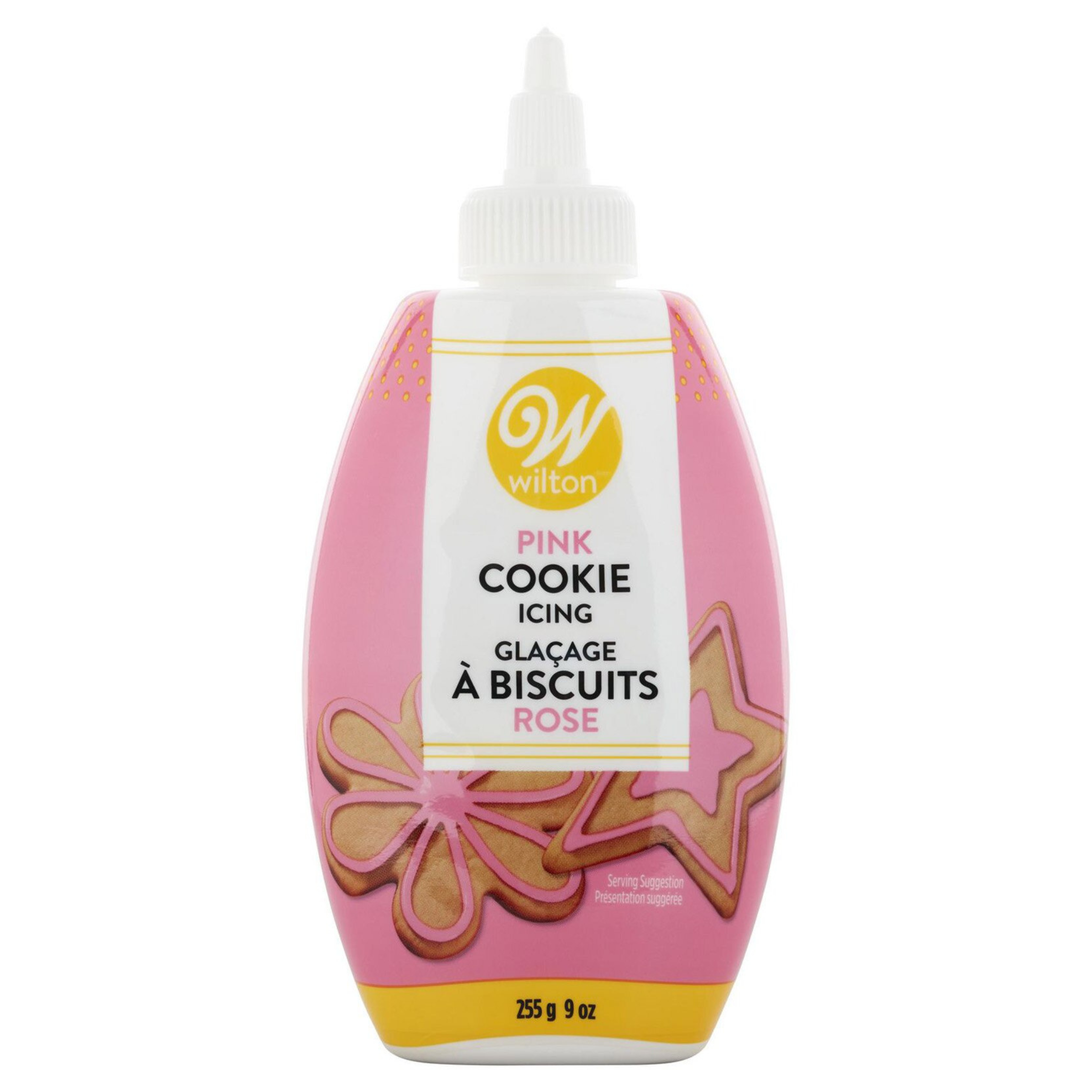 Glaçage rose pour biscuits 255 g - Wilton