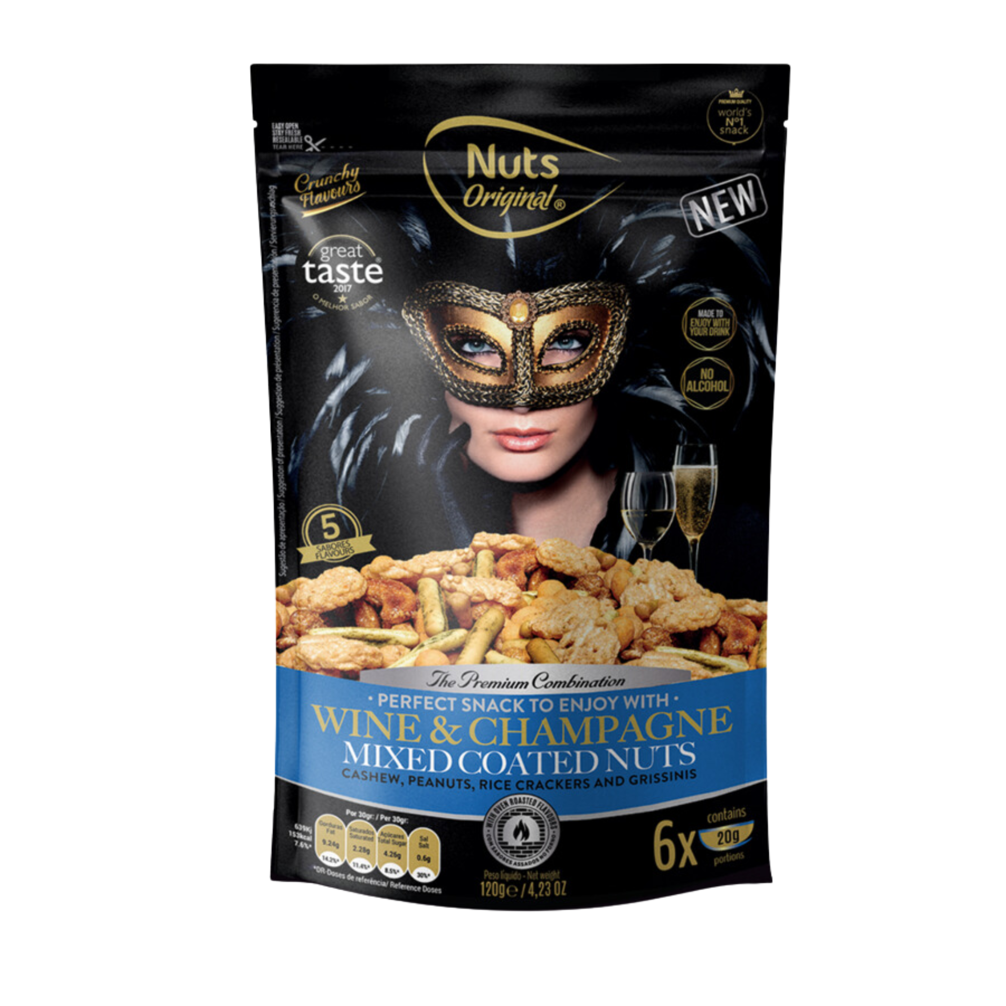 Mélange de noix enrobées 120 g