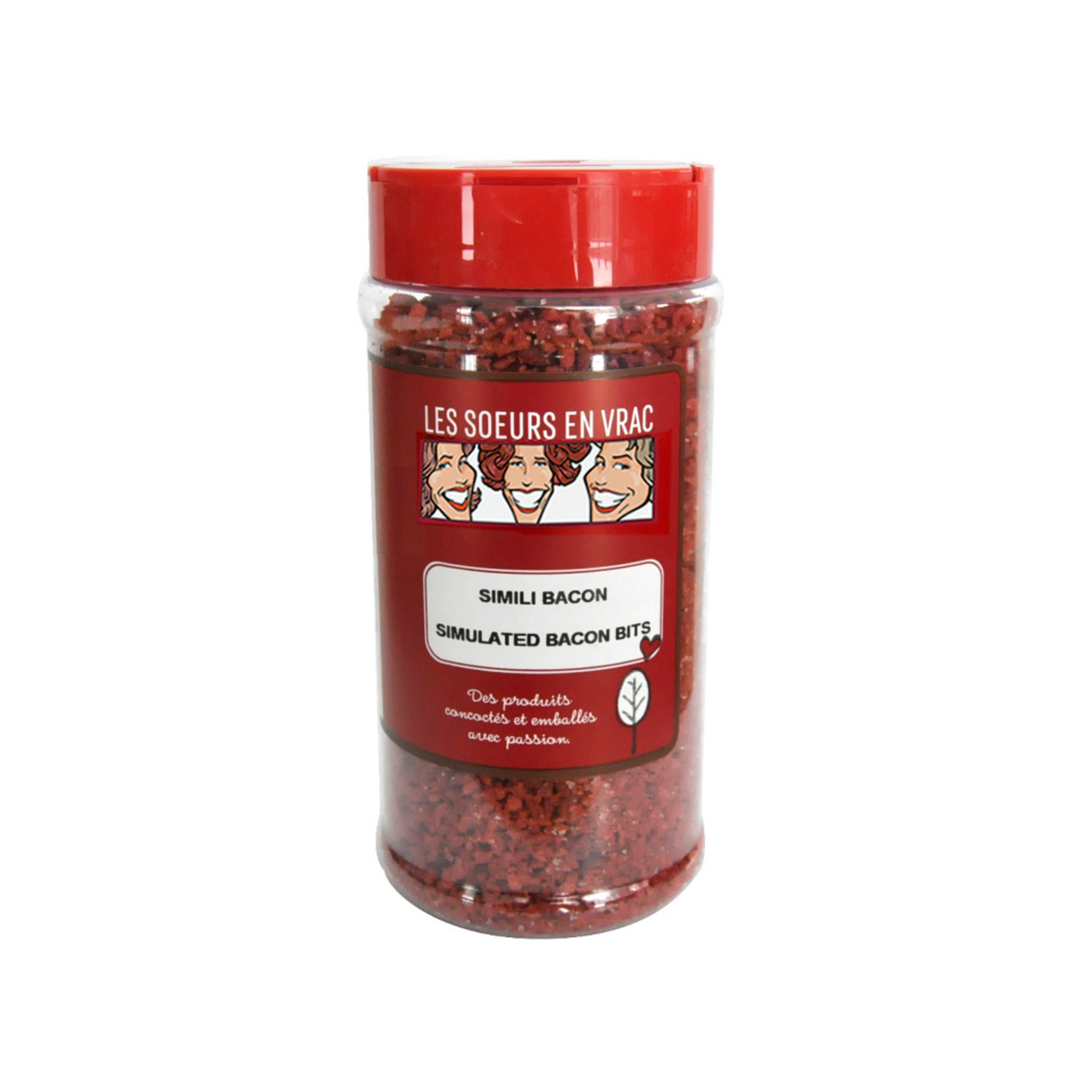 Simili bacon émietté 175g Les Soeurs en vrac sachet saveur fumée pratique