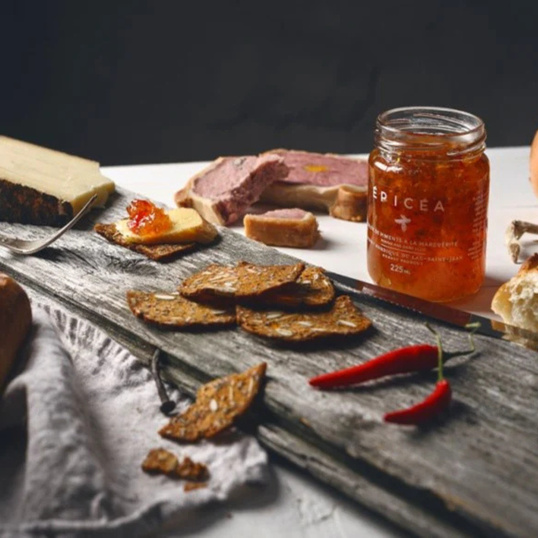Gelée de piments à la marguerite 225 ml - Camerises Mistouk