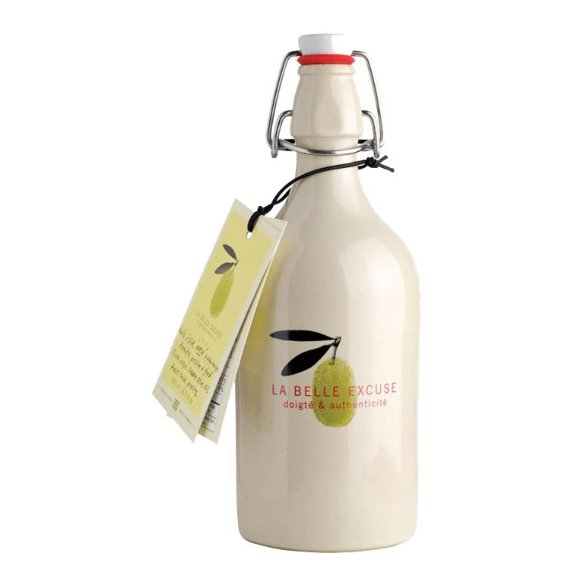 Ceramic oil cruet with 500ml extra virgin green olive oil – La Belle Excuse