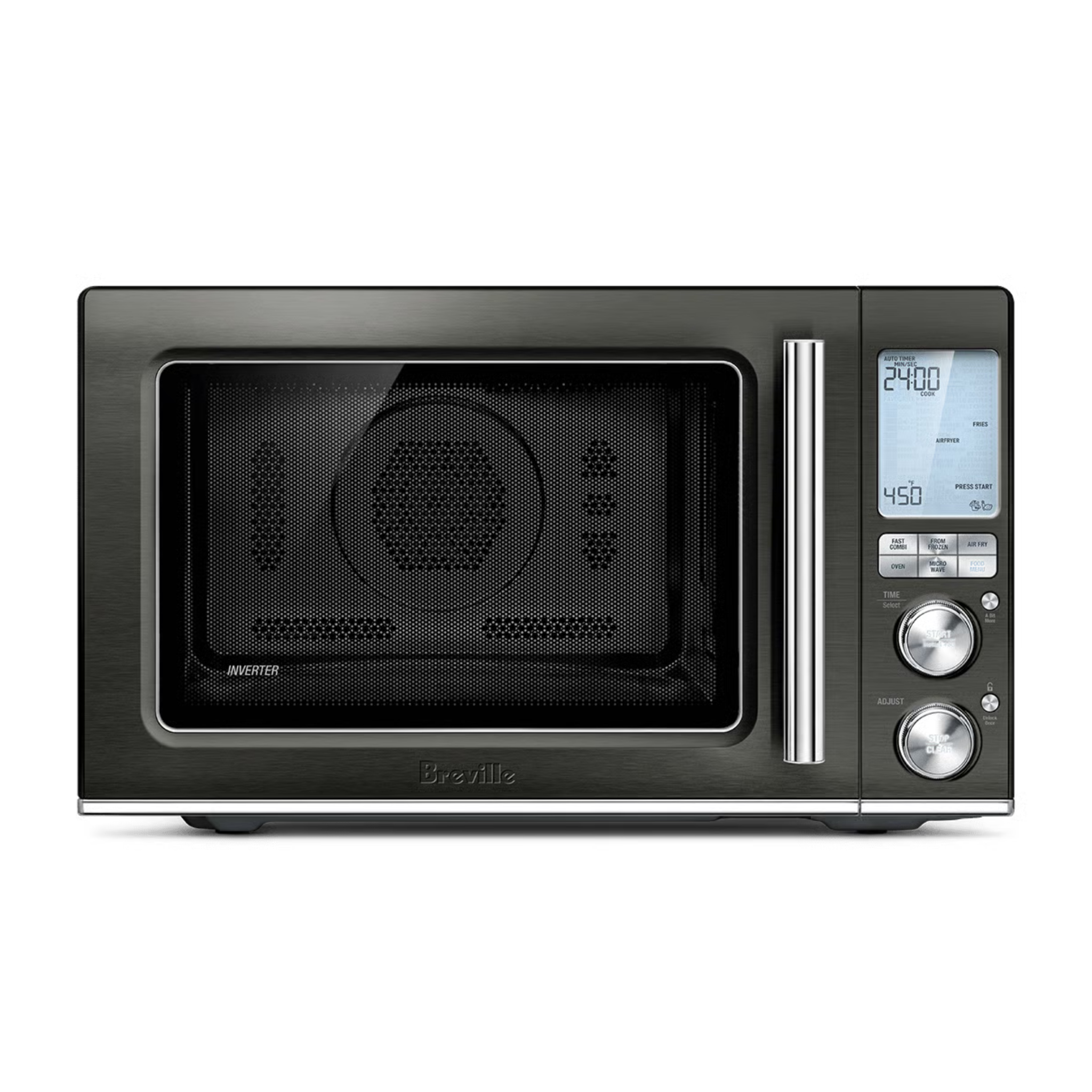 Four à micro-ondes Combi Wave™ 3 en 1 acier inoxydable noir – Breville Breville