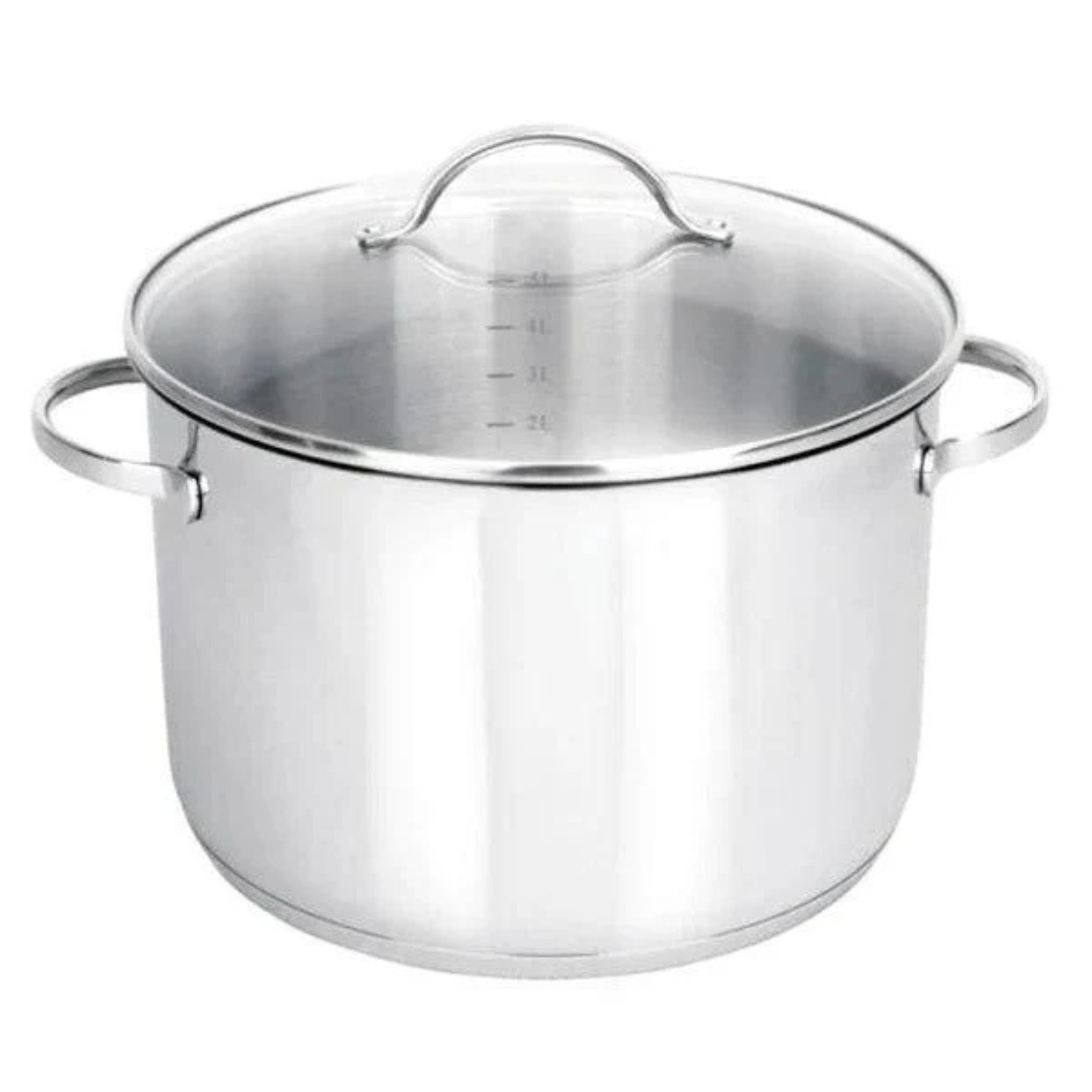 Tango 9 L Stainless Steel Casserole with Glass Lid – Strauss