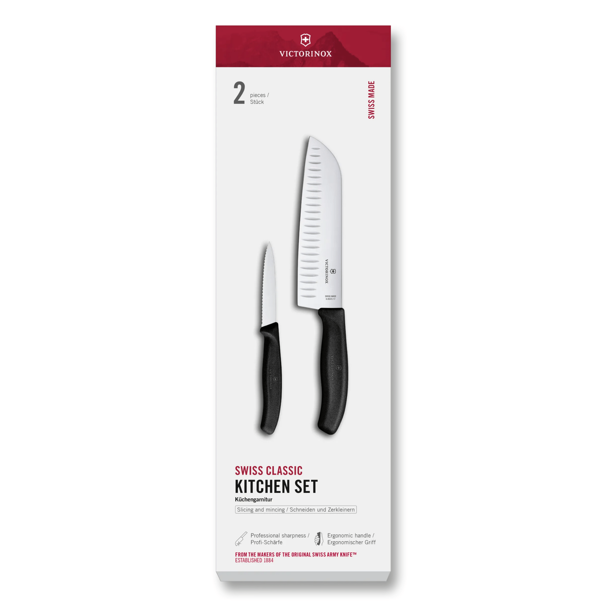 Swiss Classic 2-Piece Kitchen Knife Set 17 cm – Victorinox
