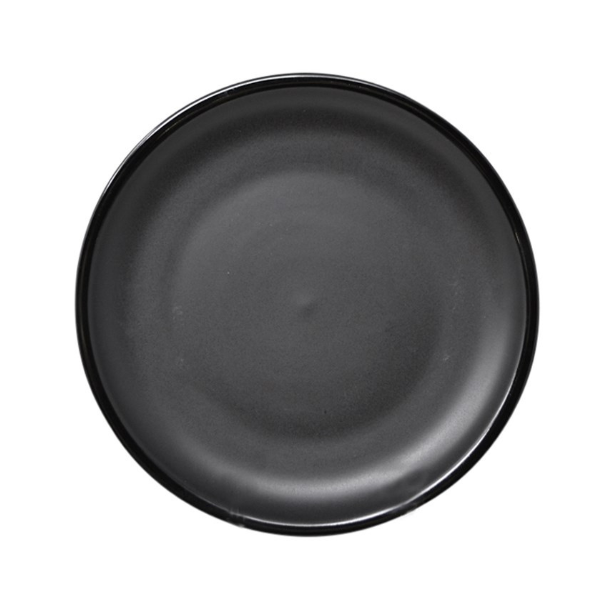Assiette en céramique noire 27,3 cm