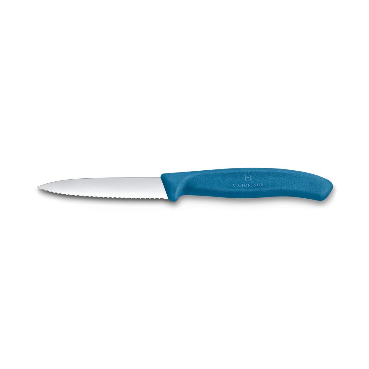 Swiss Classic Blue Wavy Edge Paring Knife 8 cm – Victorinox