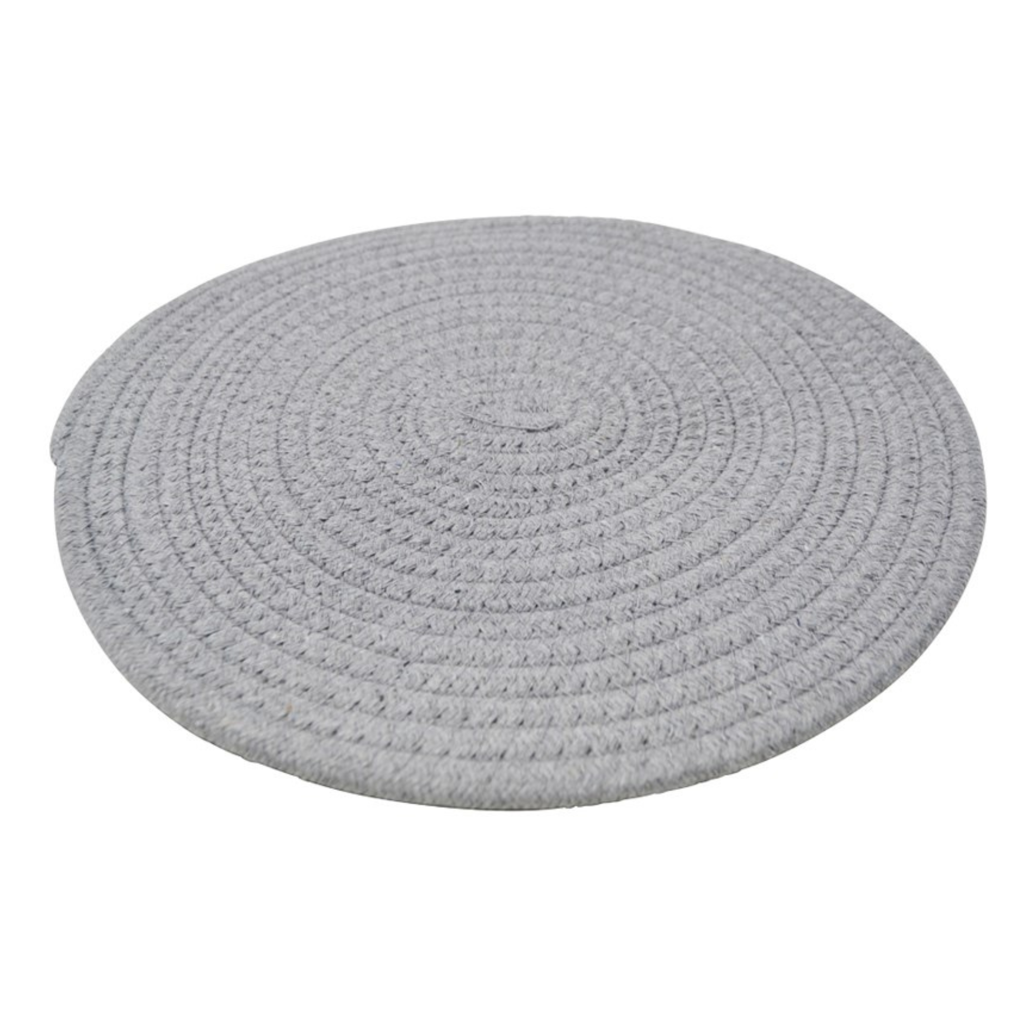 Napperon rond gris 30 cm