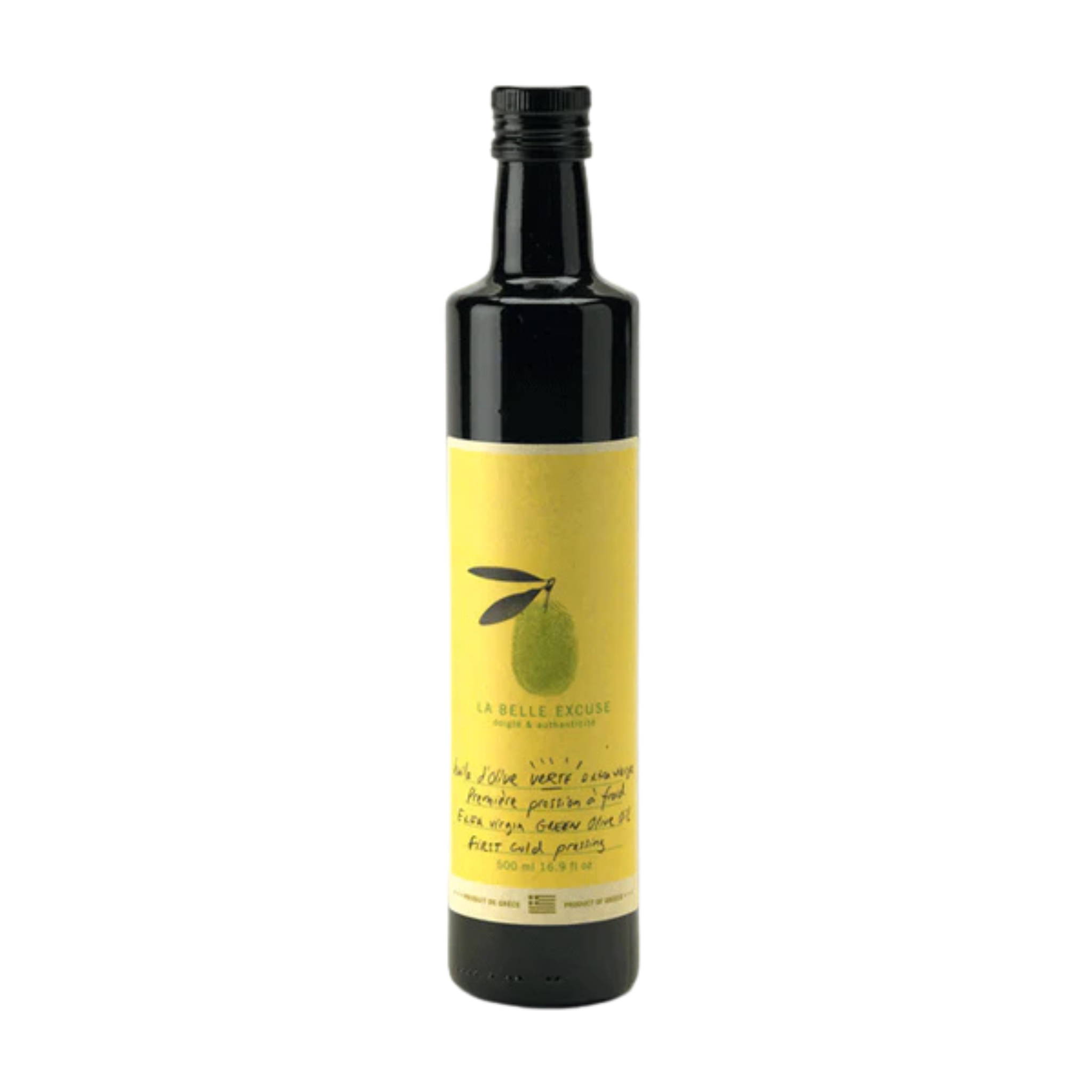 Extra virgin green olive oil 500 ml – La Belle Excuse