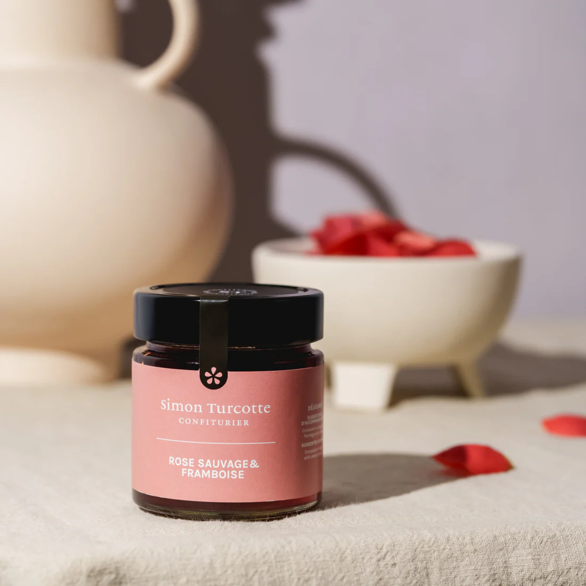 Gelée rose sauvage et framboise 212 ml - Simon Turcotte Confiturier