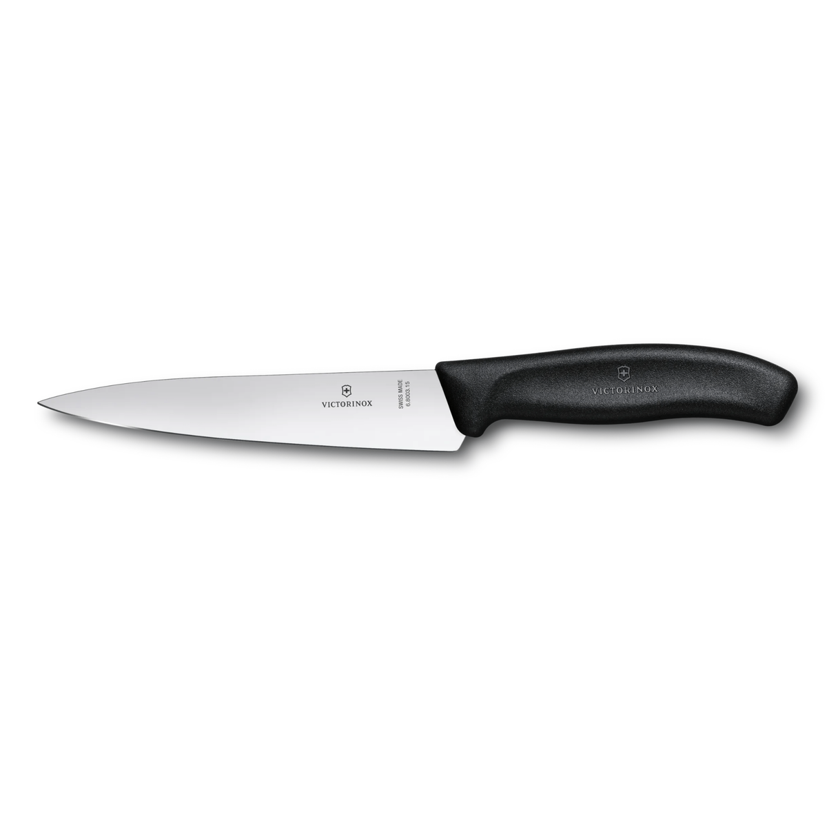 Victorinox Swiss Classic Black Stainless Steel Chef's Knife, 15.2 cm