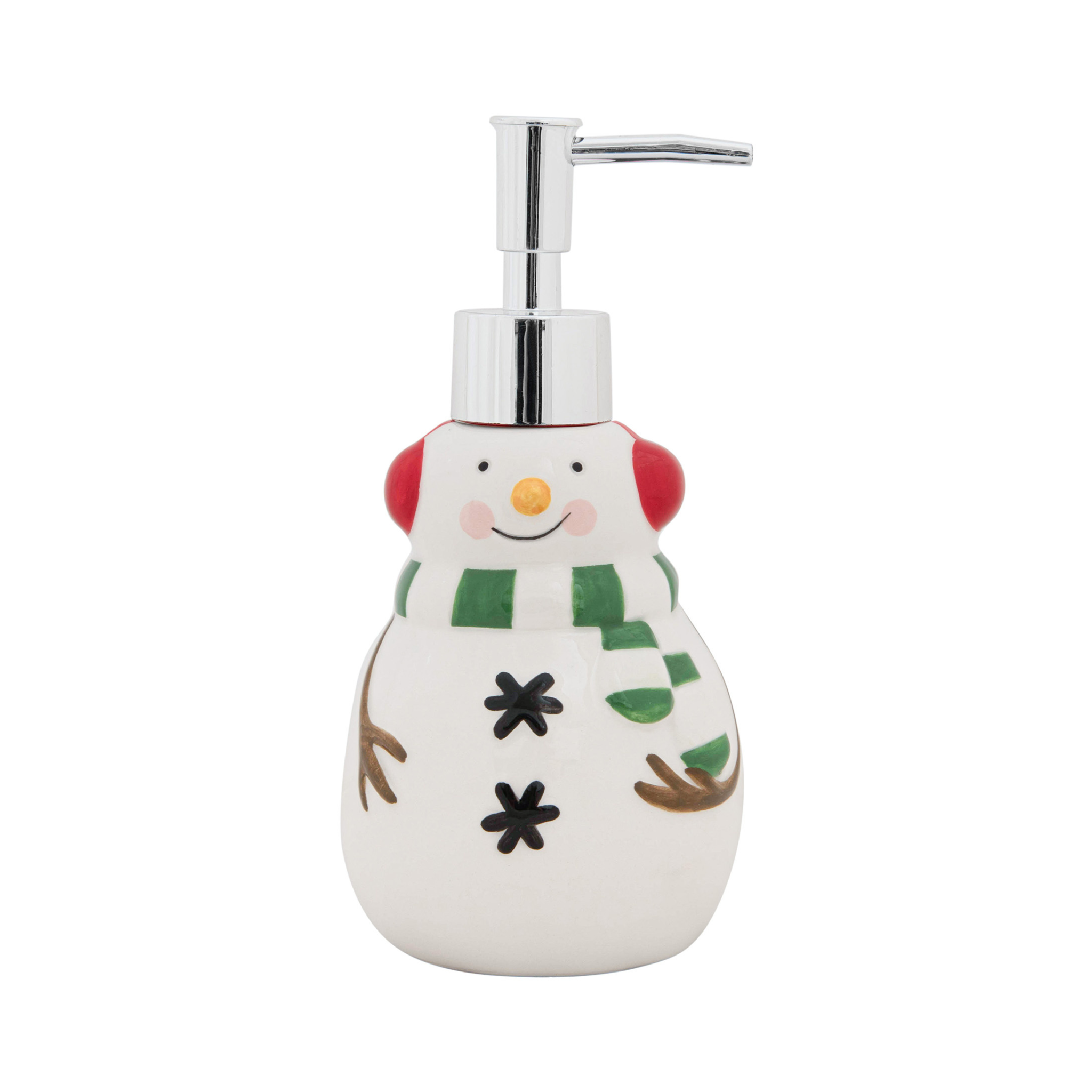 Distributeur à savon bonhomme de neige