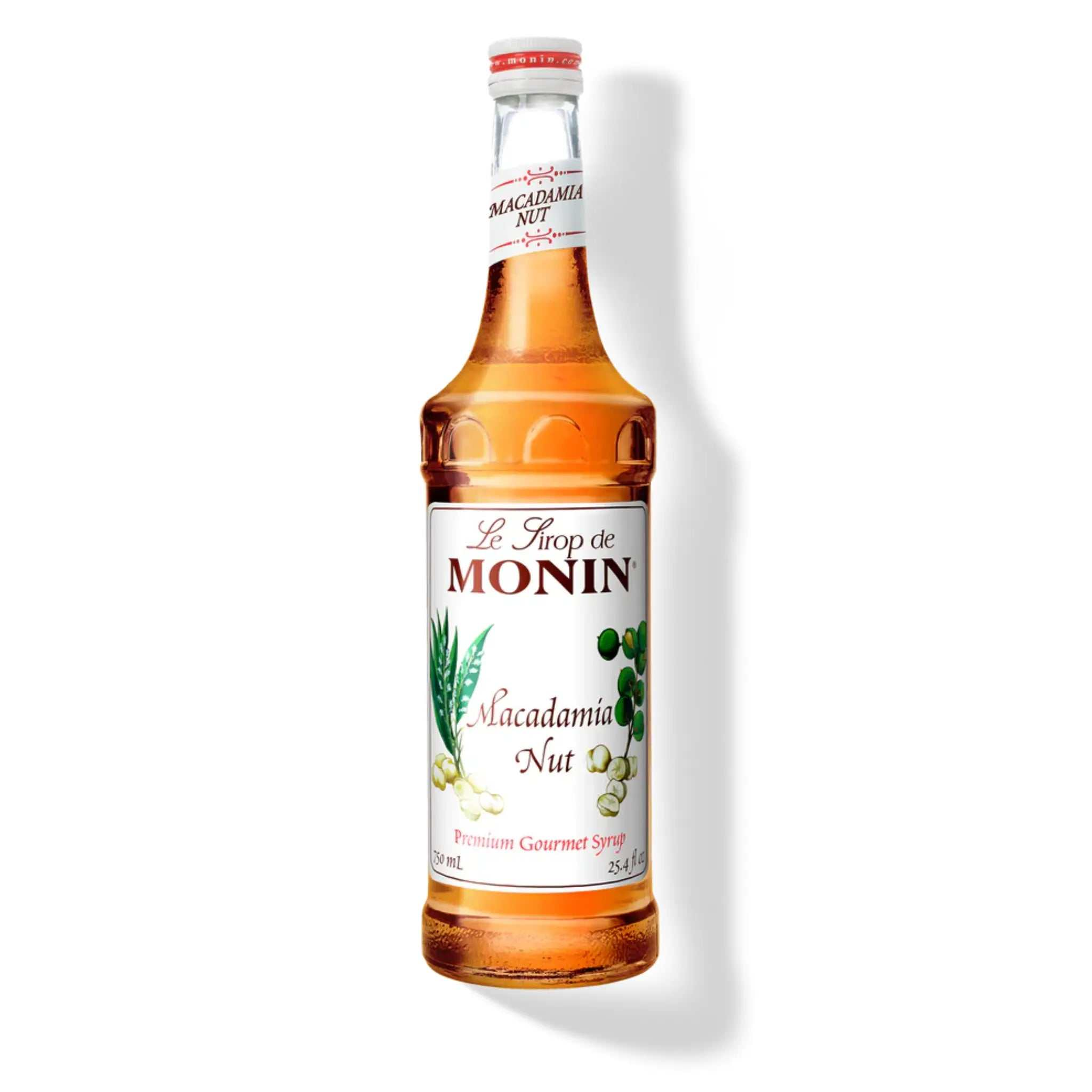 Bouteille de sirop de noix de macadamia Monin 750 ml pour boissons gourmandes