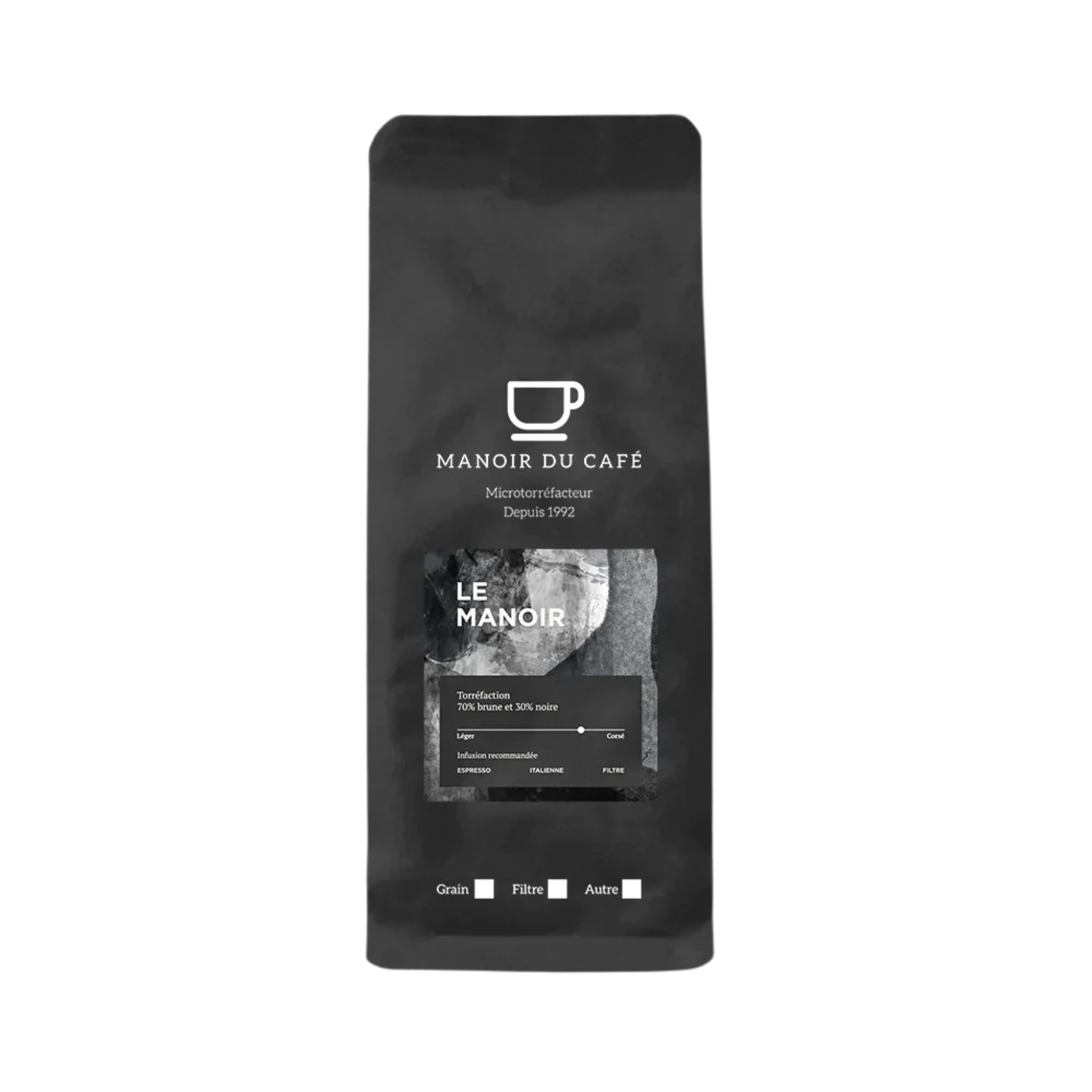 Café en grains Le Manoir 400 g - Manoir du Café