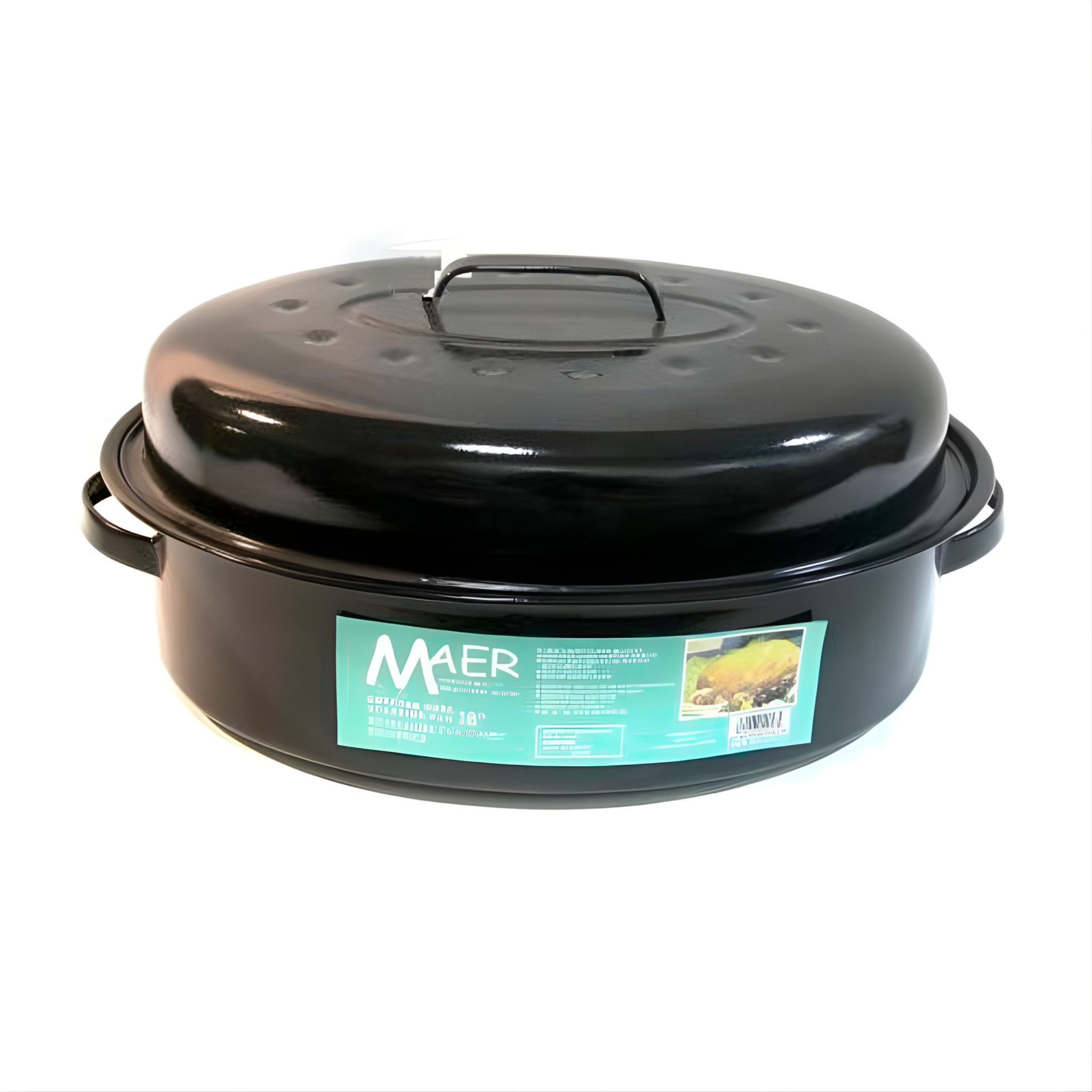 Rôtissoire émaillée pour volaille jusqu’à 18 lb