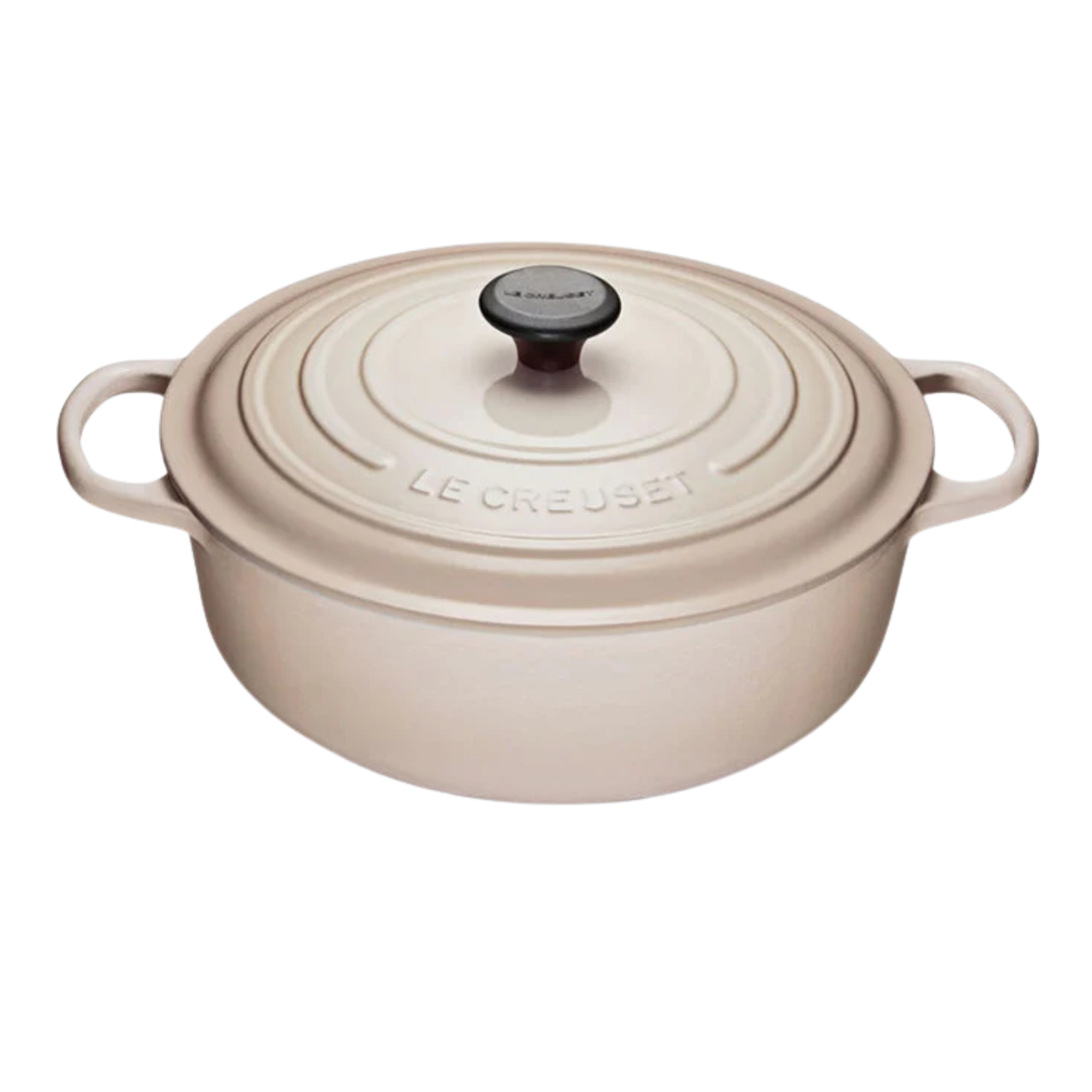 Cocotte ronde peu profonde Meringue 6,2 L – Le Creuset