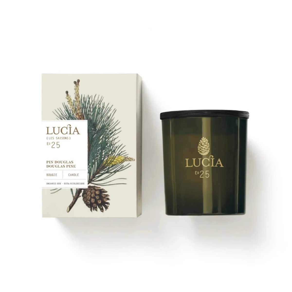 Douglas Fir Soy Candle 20 hr – Lucia