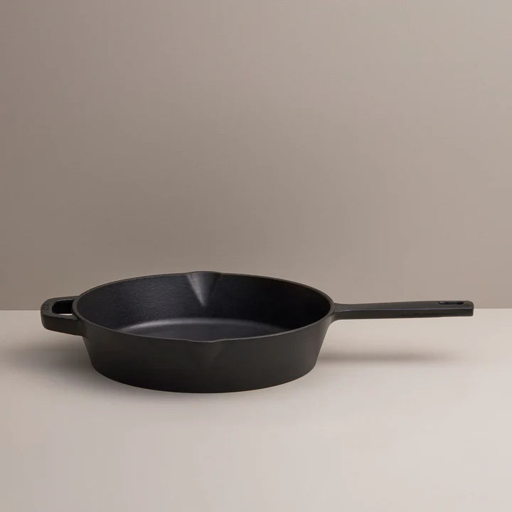 KANA 10-inch Black Enameled Cast Iron Skillet